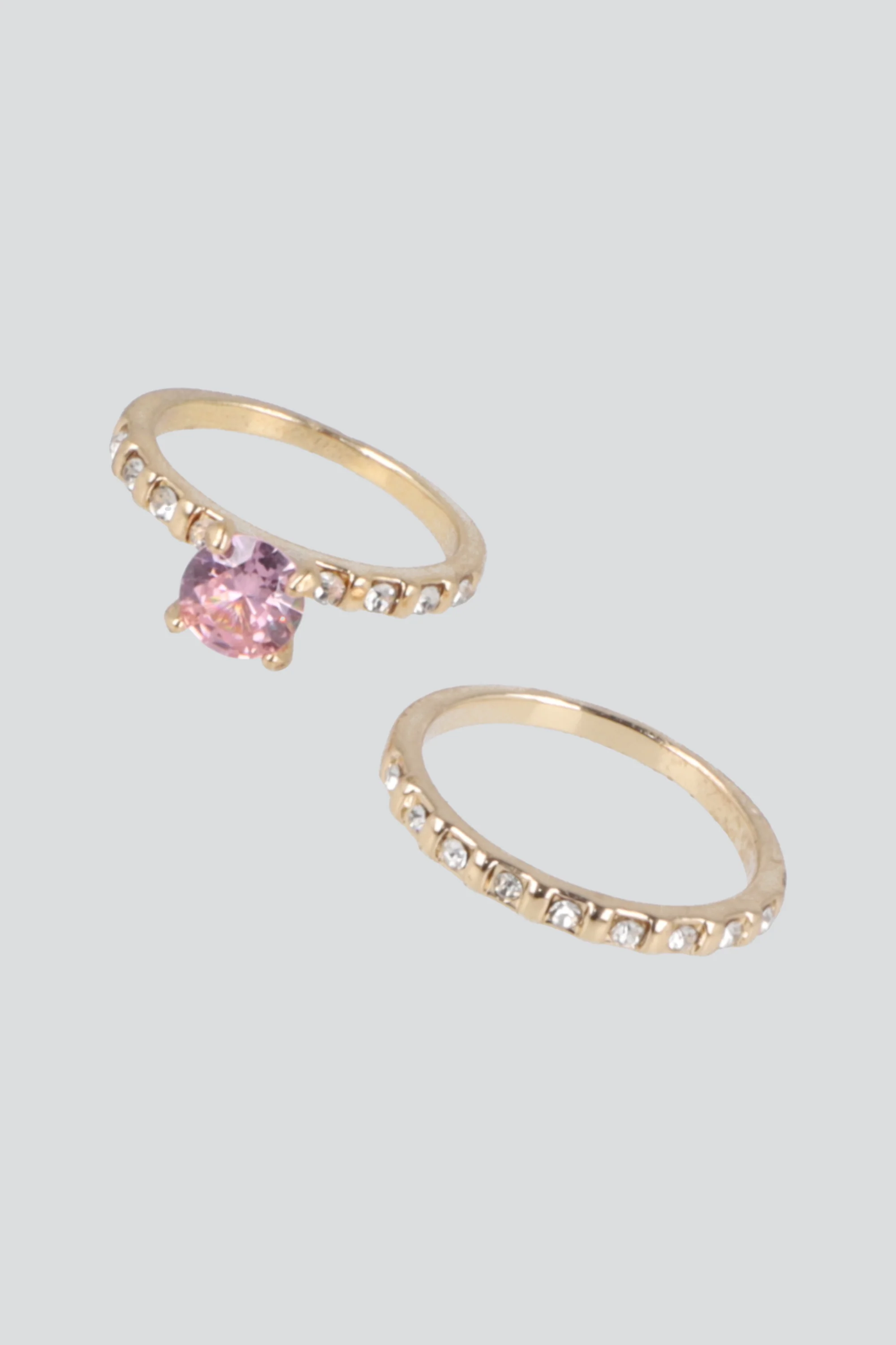 2 P Anillos Circulo Cristal - Image 2