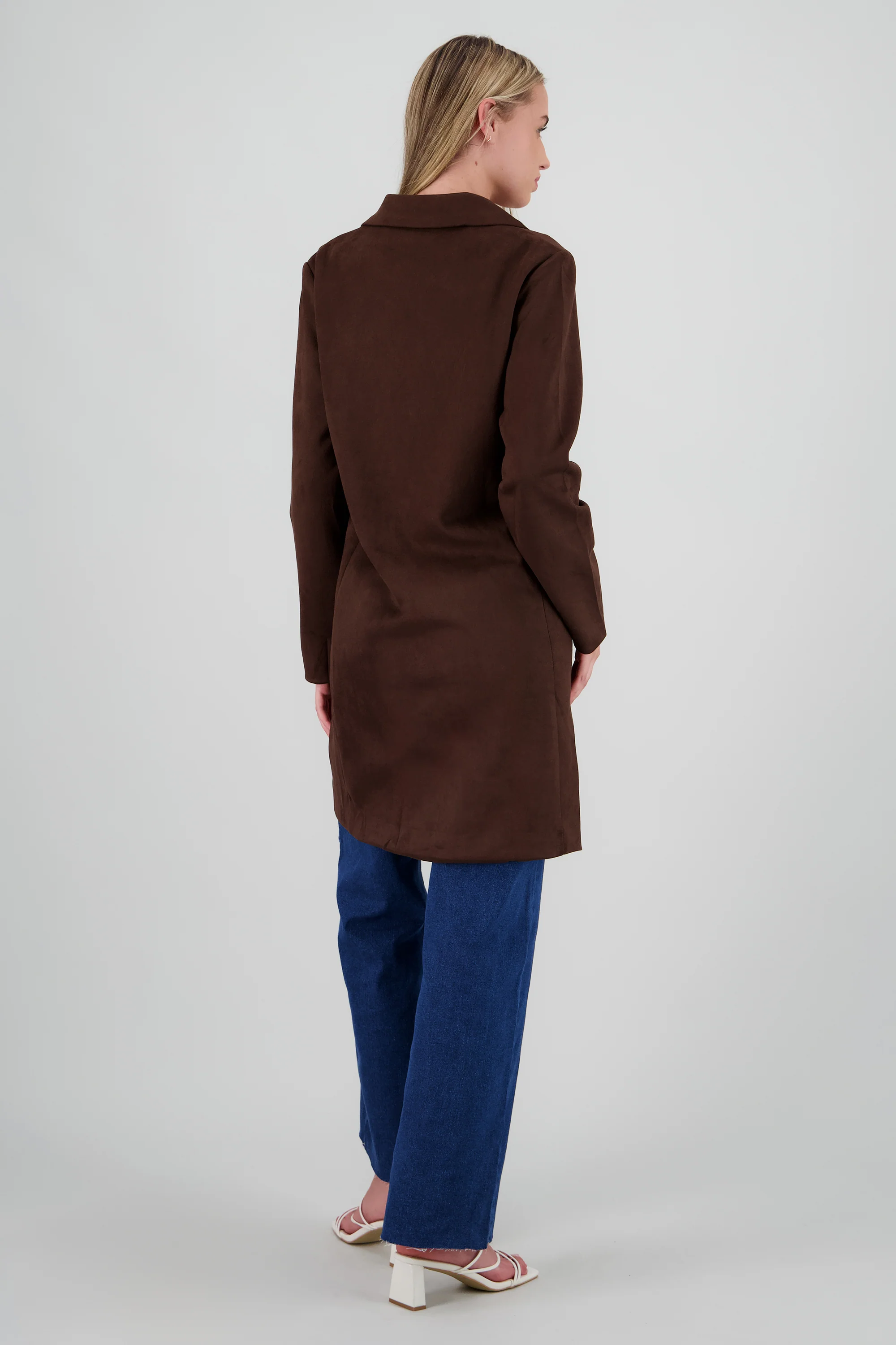 Abrigo liso suede - Image 4
