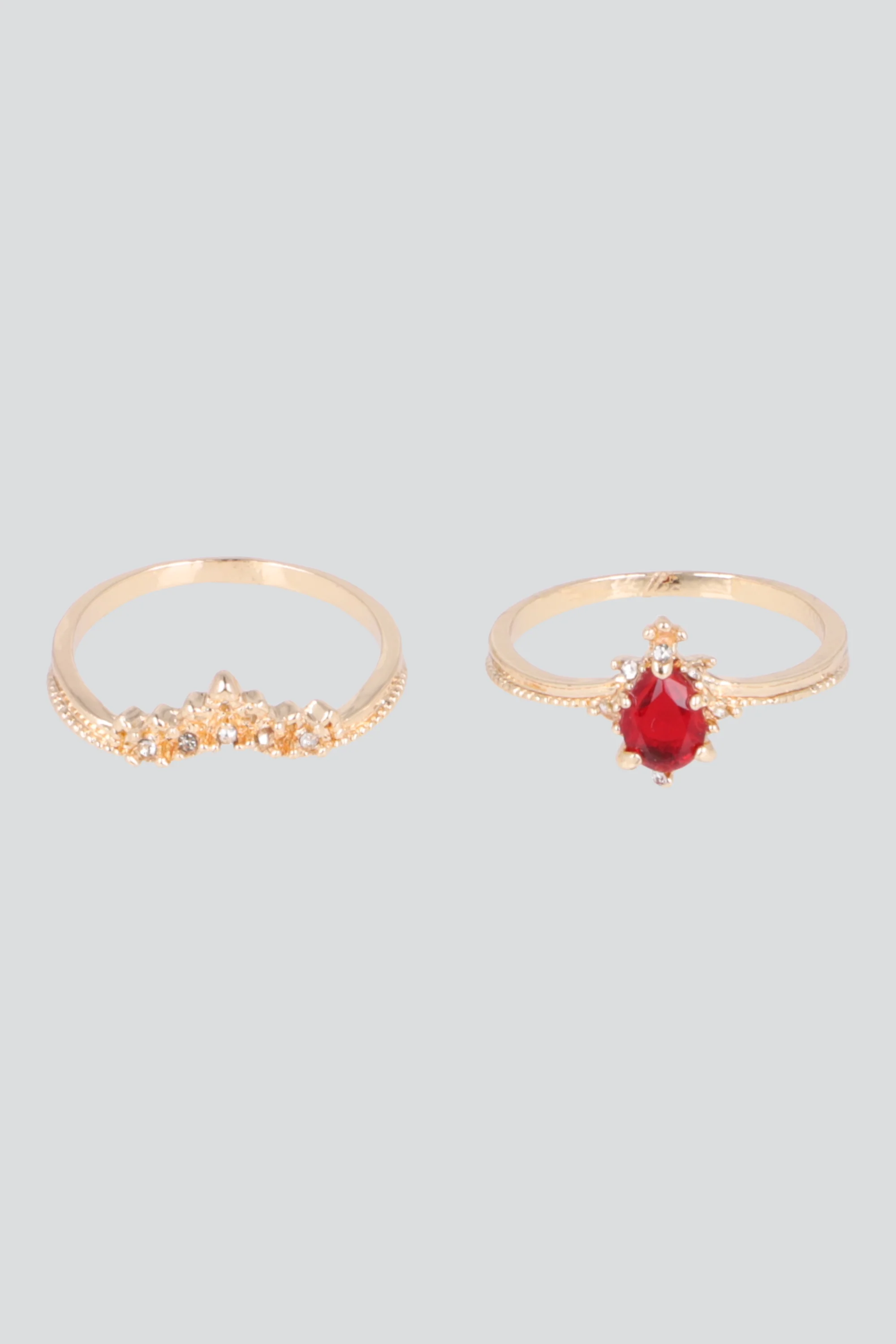 Anillo 2 lineas cristal