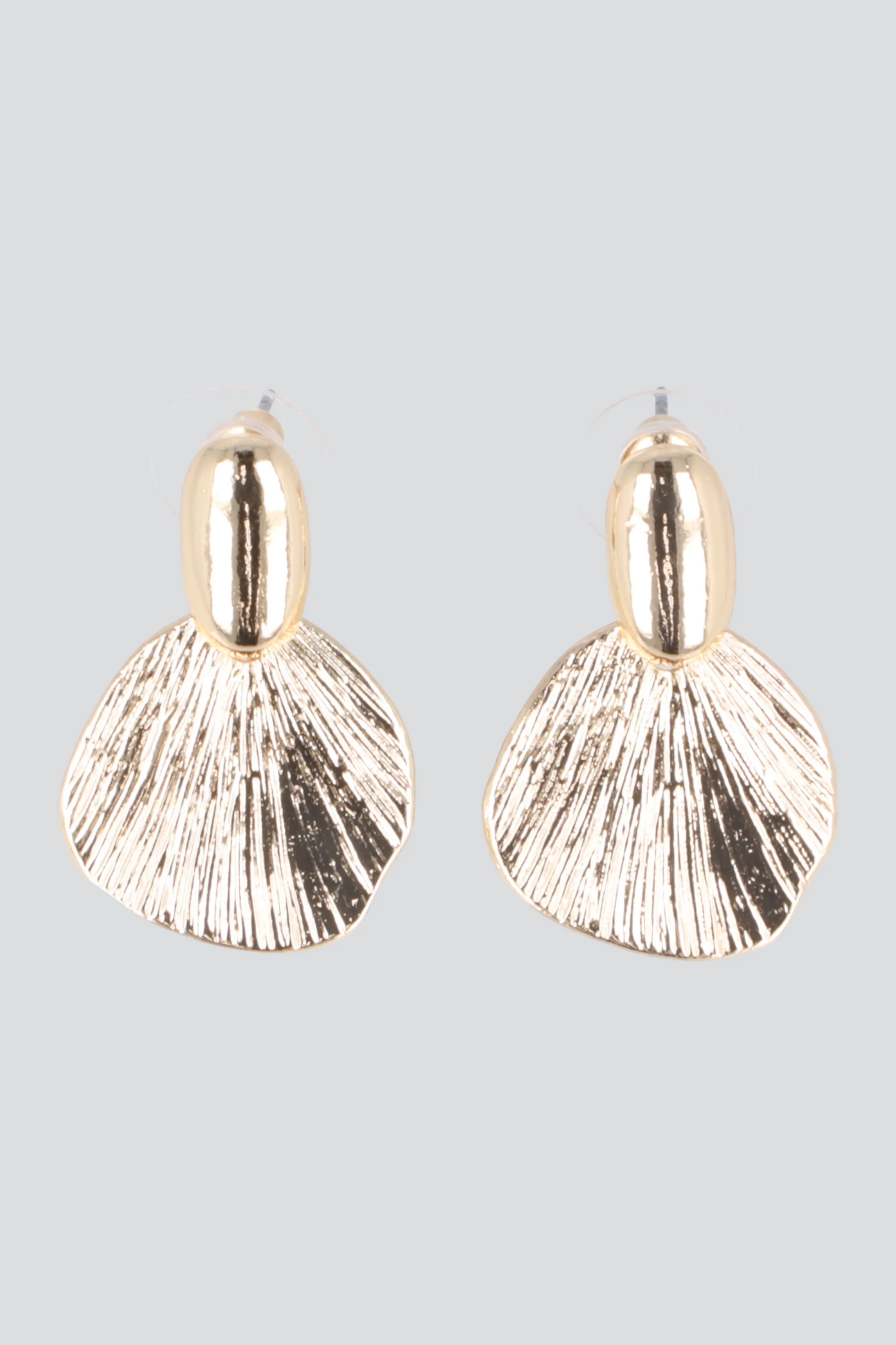 Aretes conchas metal