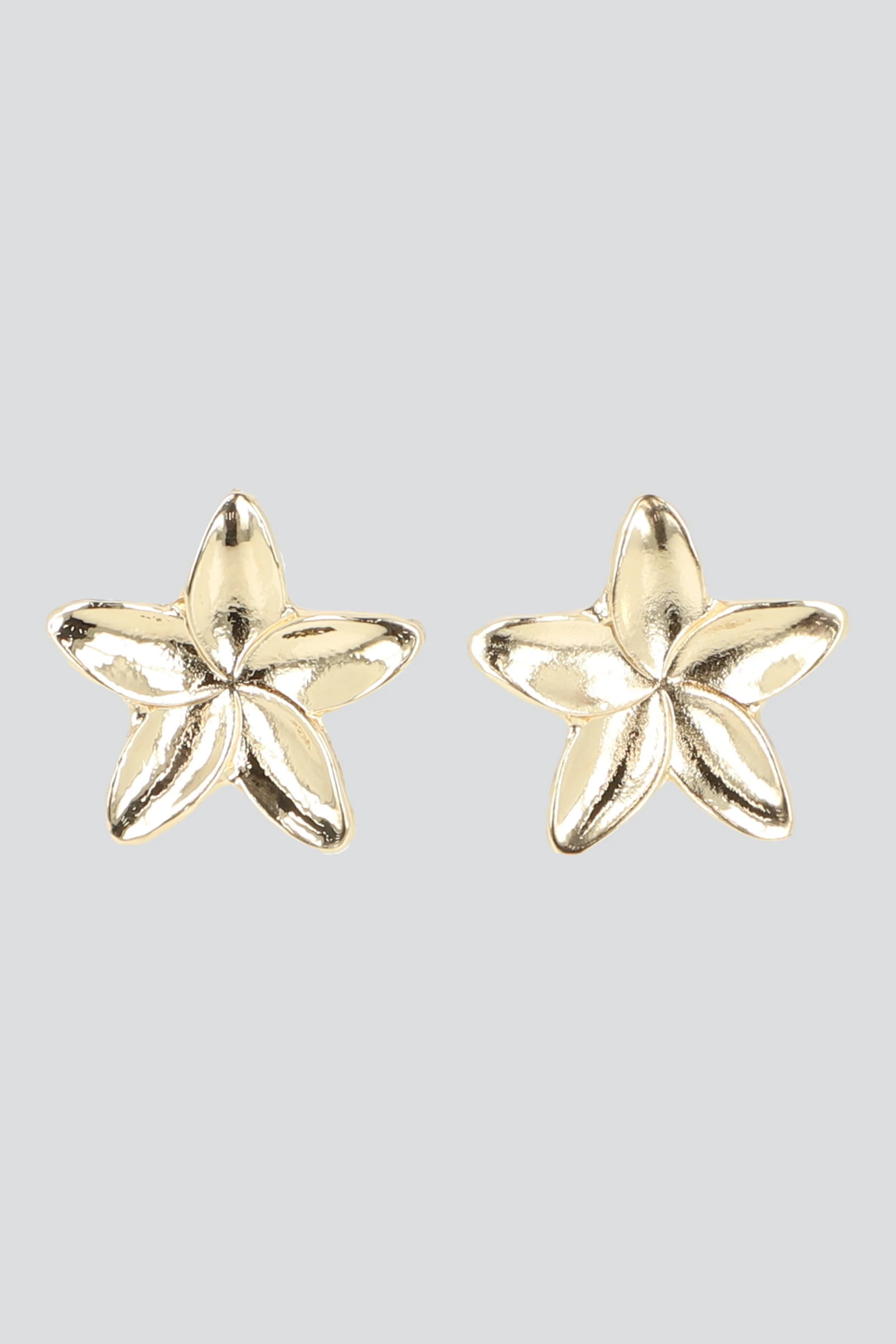 Aretes flor metal