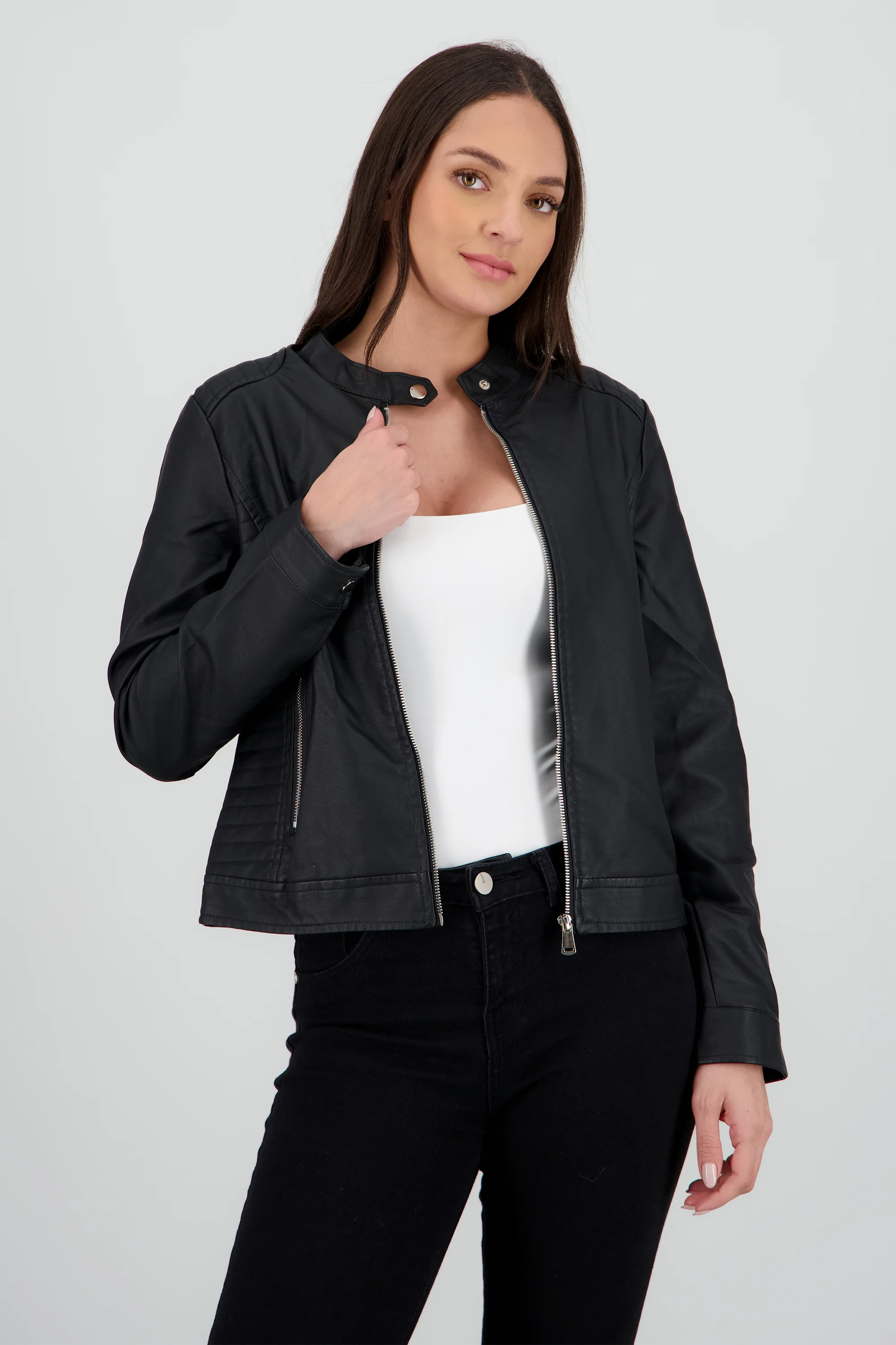 Biker Pu Cierre - Image 2