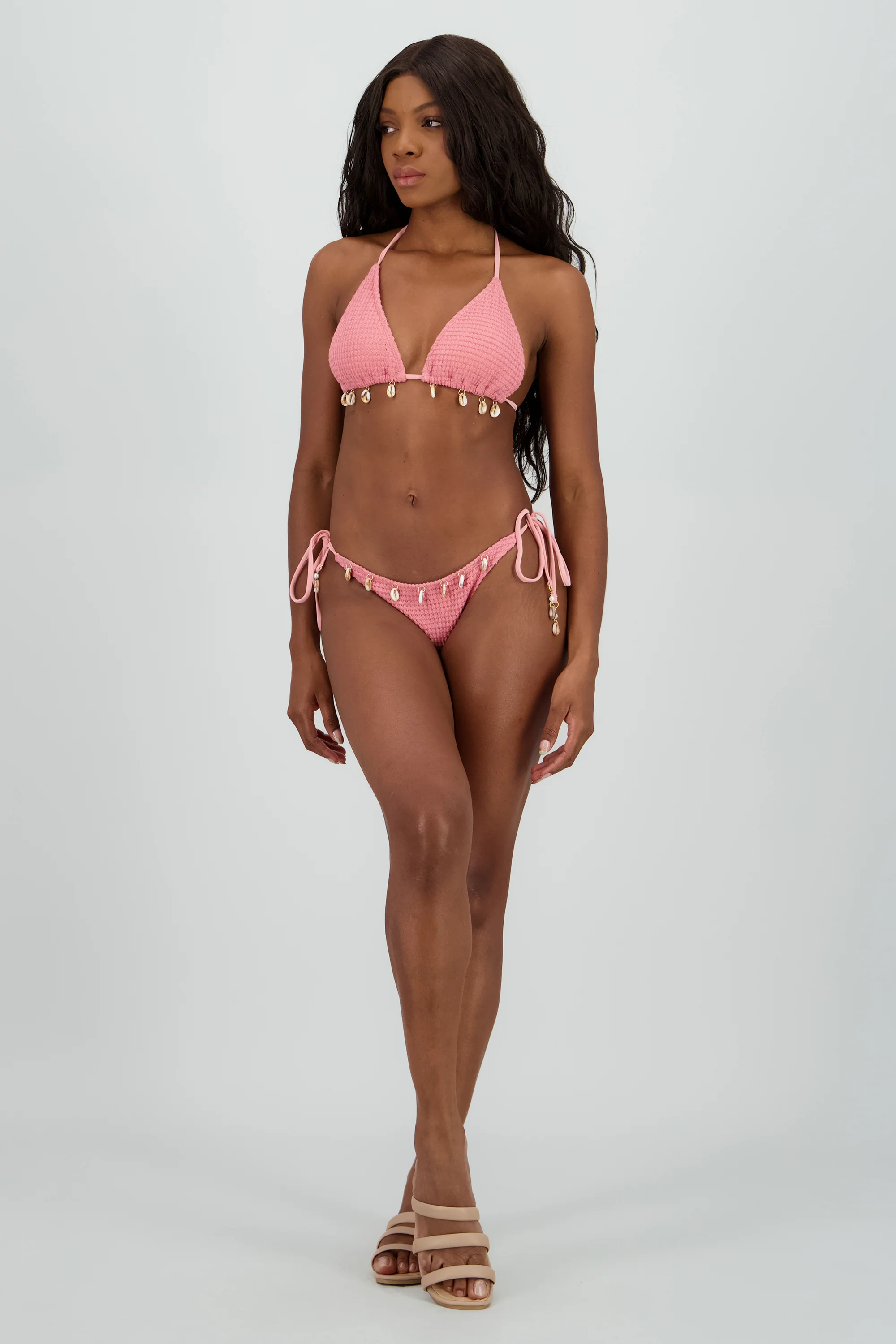 Bikini tejido conchitas