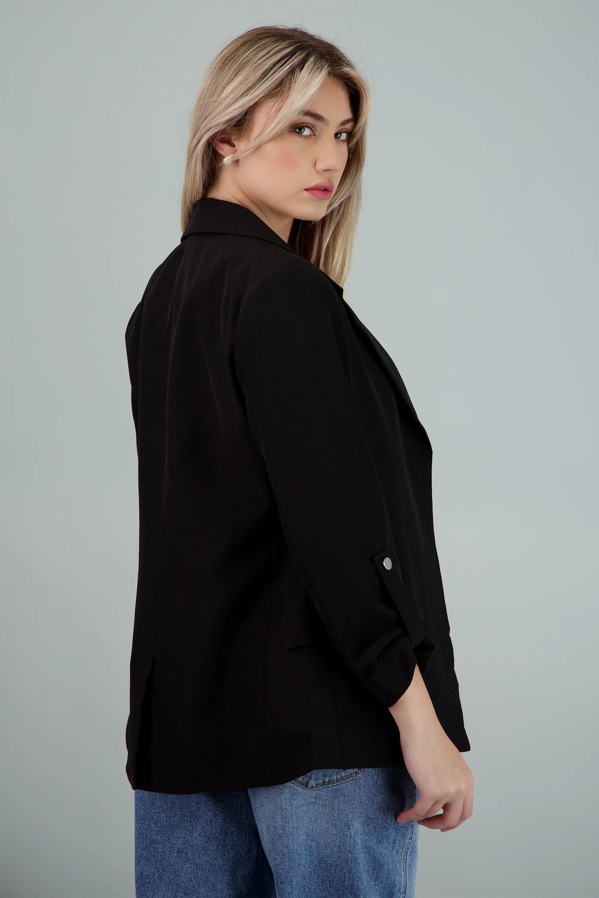 Blazer con elevador liso - Image 2