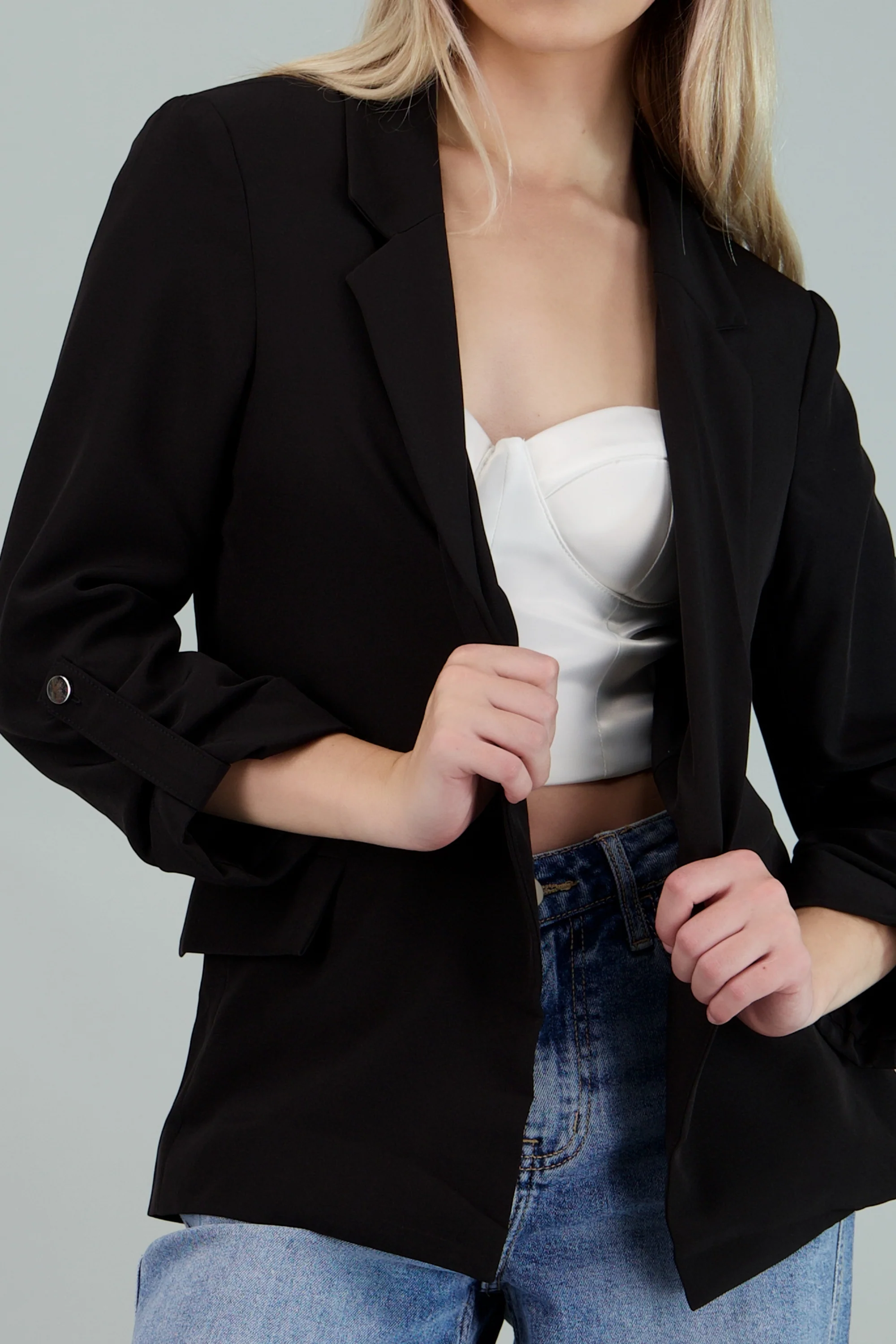 Blazer con elevador liso - Image 3