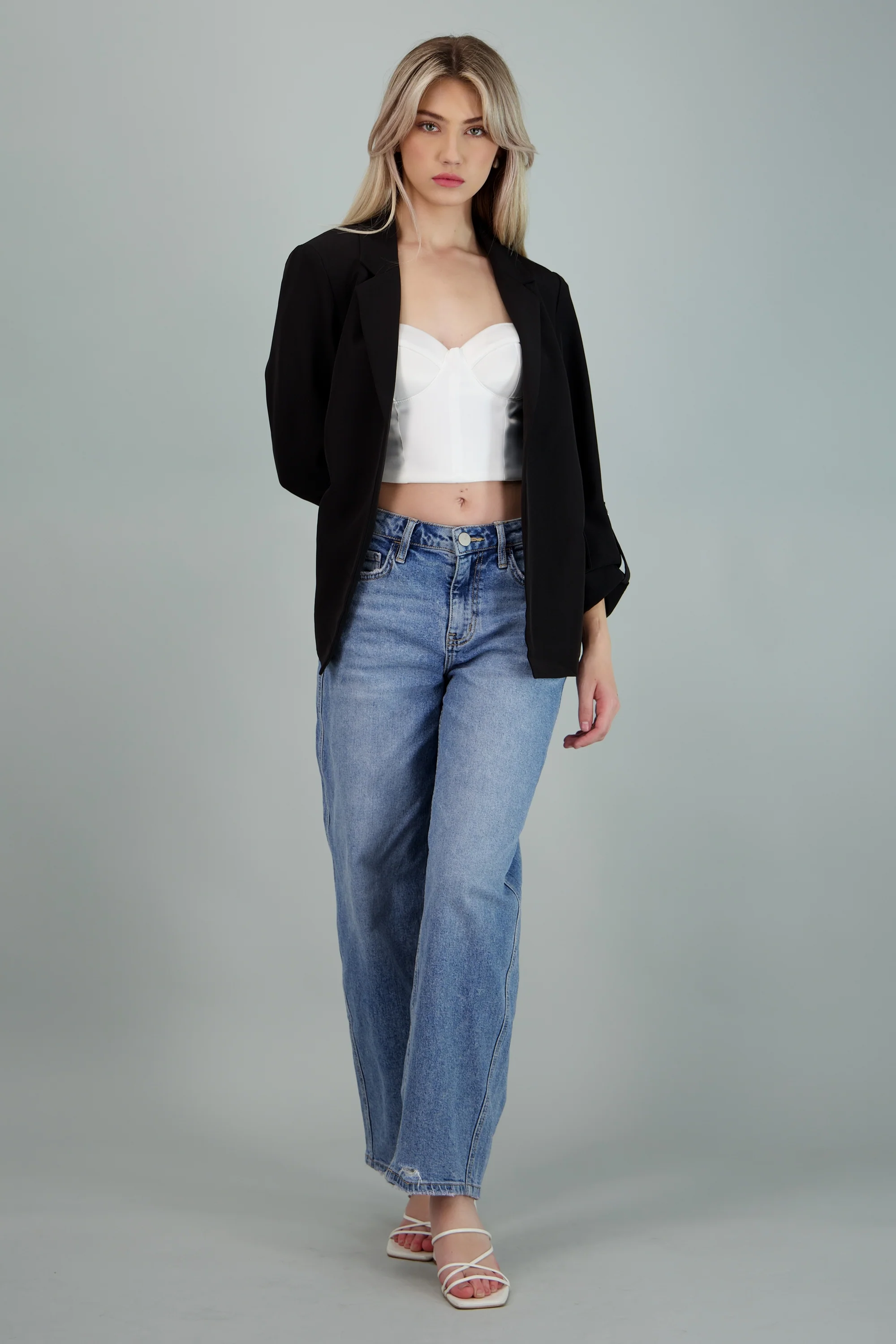 Blazer con elevador liso - Image 4