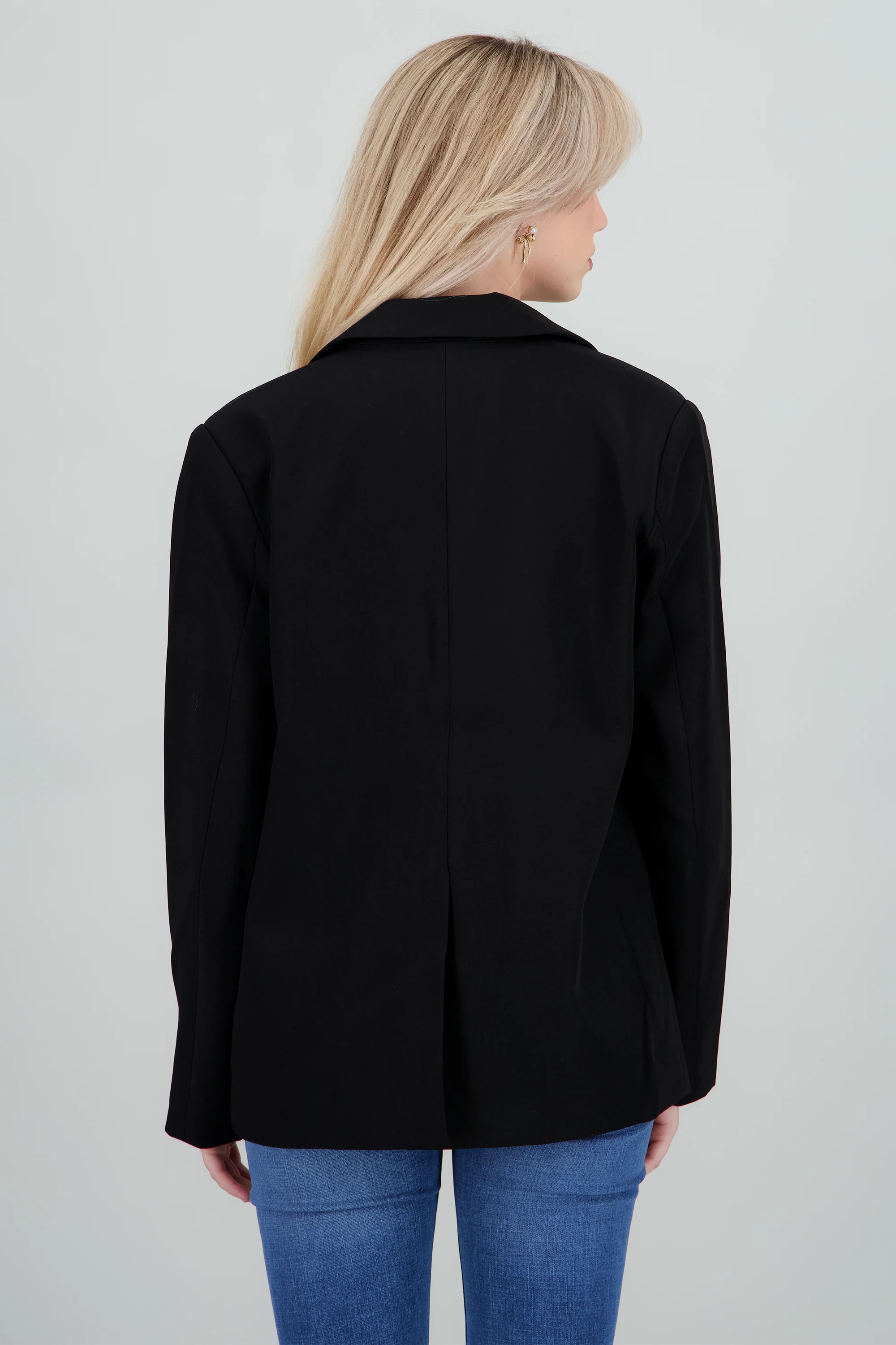 Blazer liso oversized - Image 3