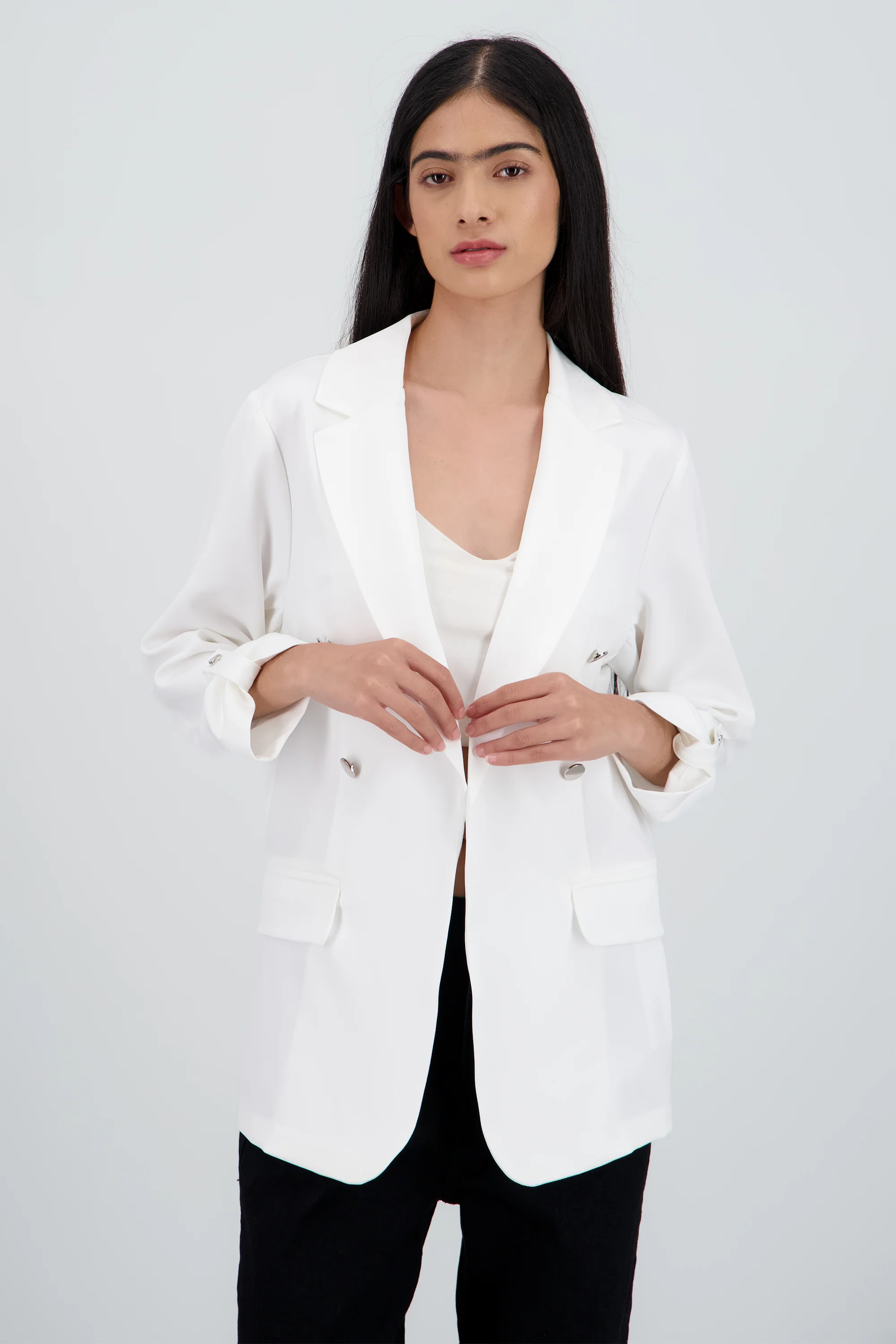 Blazer Oversize Largo Detalle Mangas - Image 2