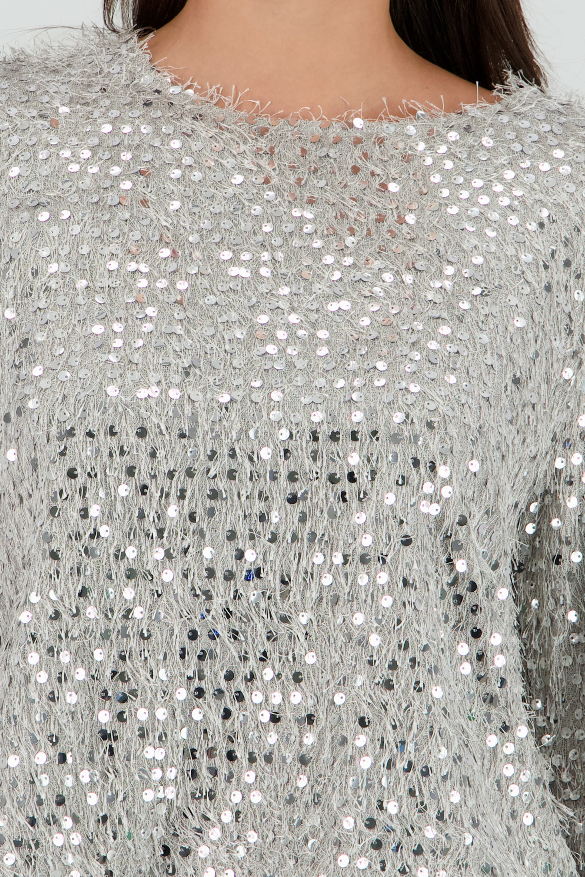 Blusa boxy lentejuelas - Image 5