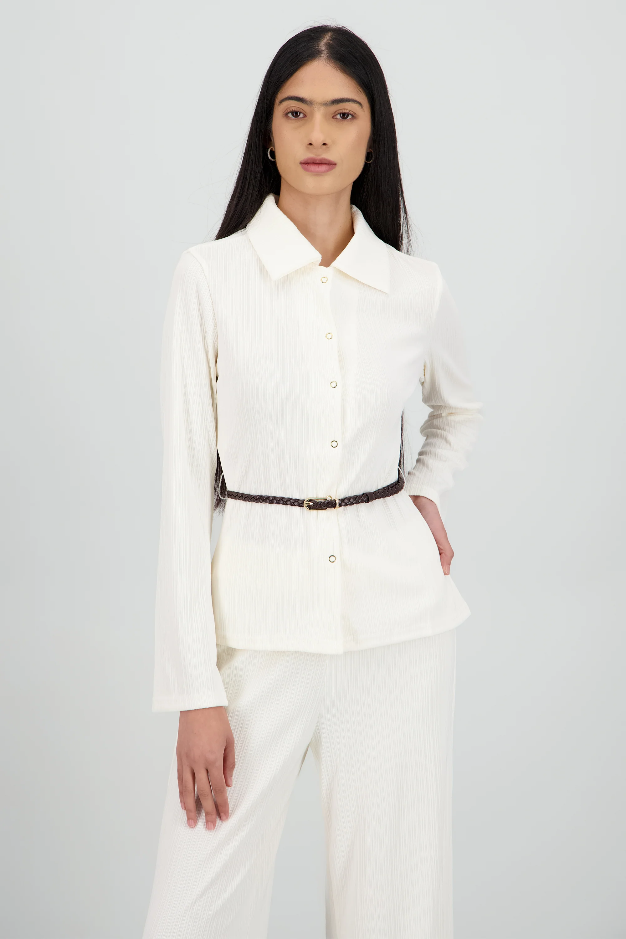 Blusa con cinturon - Image 2