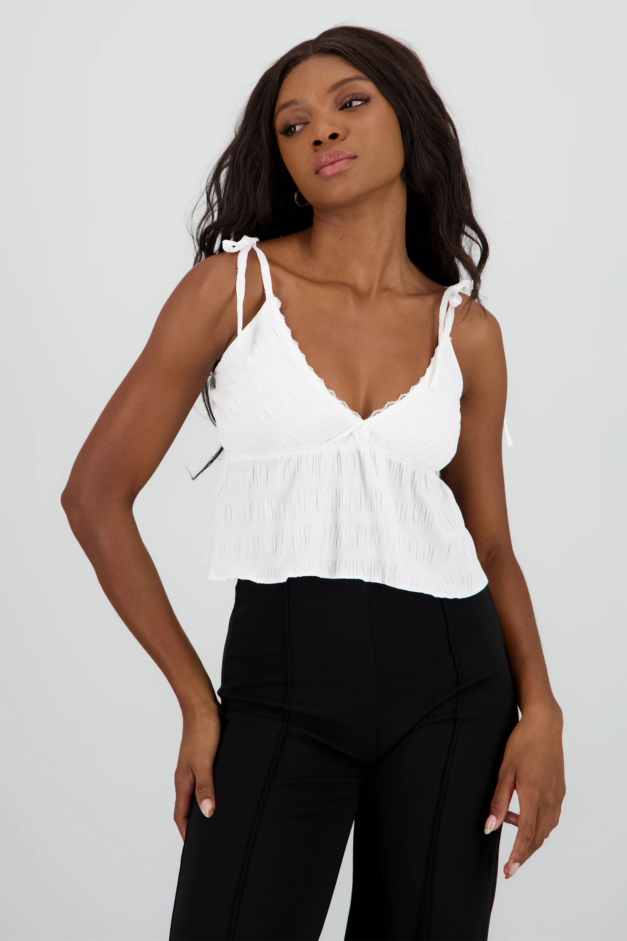 Blusa det escote con moños - Image 2