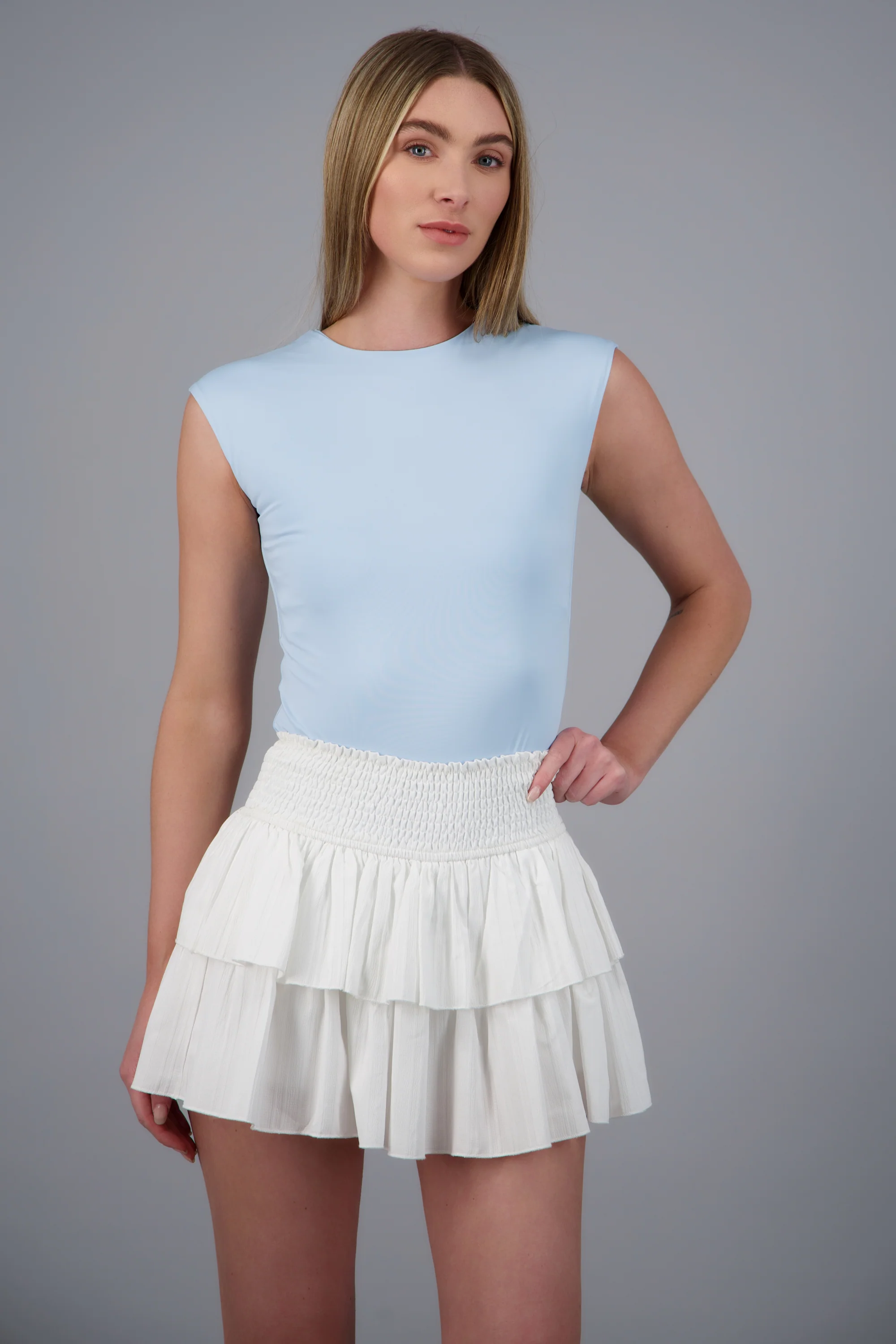 Body cuello redondo sin manga