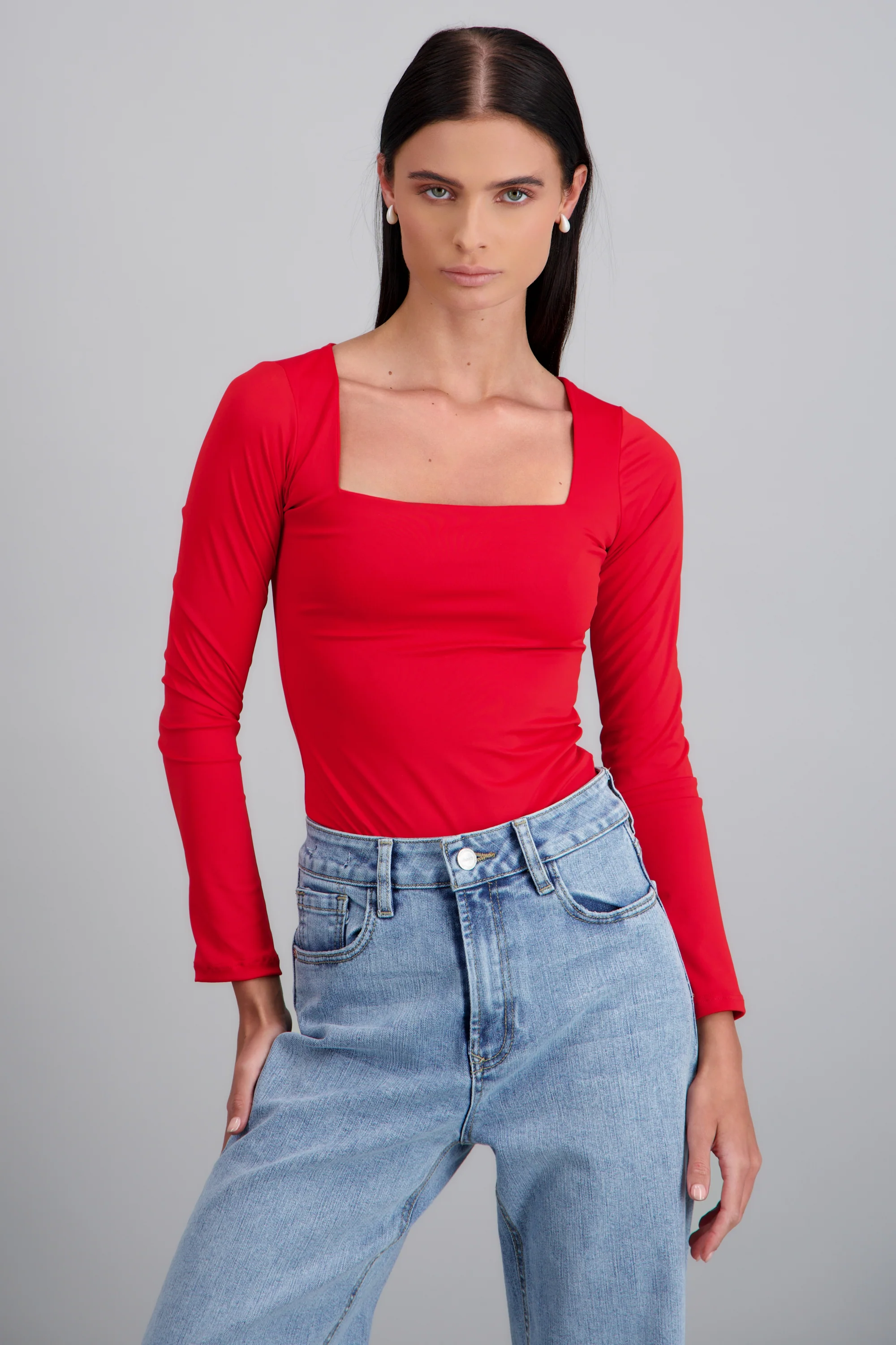BODY ESCOTE CUADRADO M/L