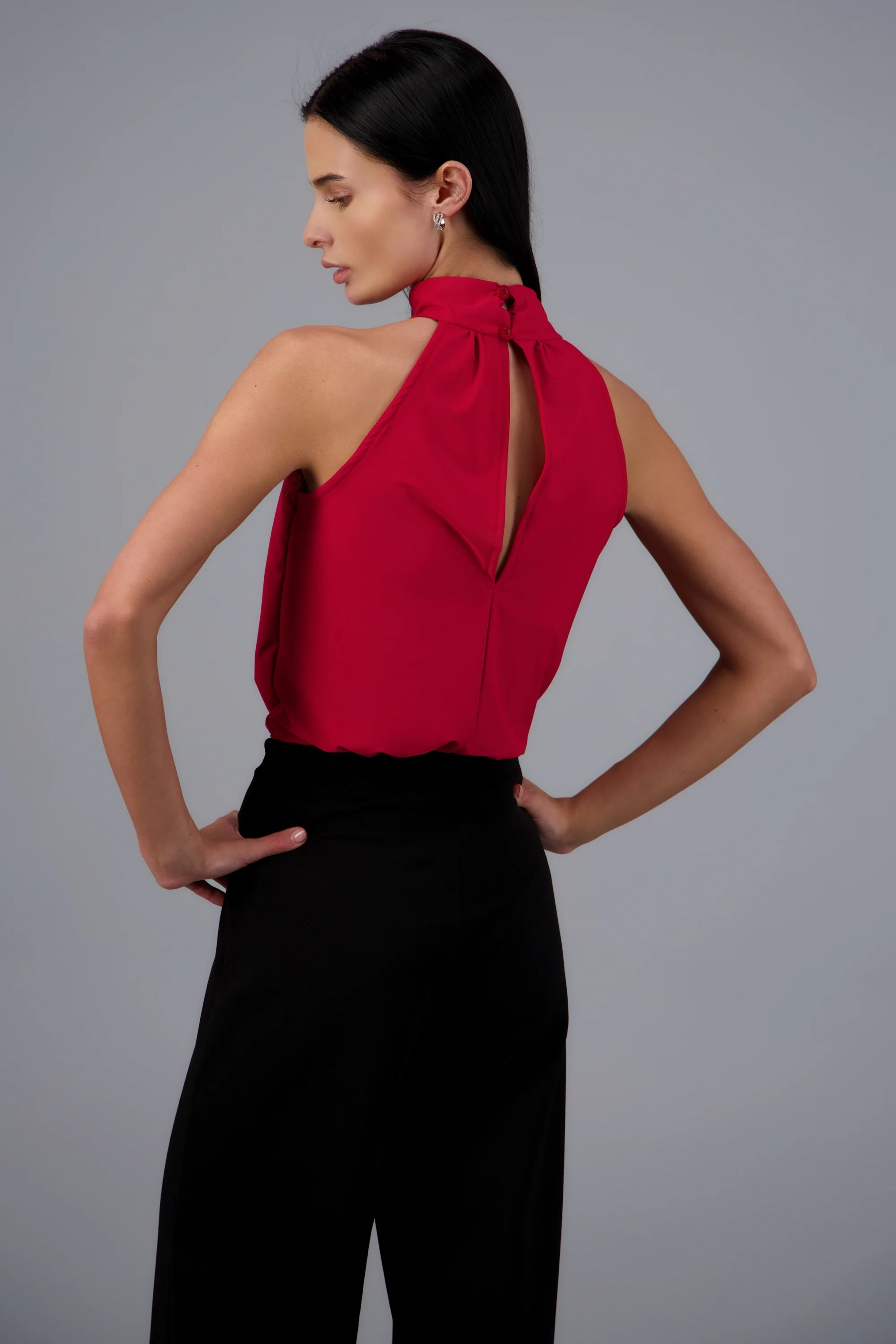 Body halter drapeado - Image 3