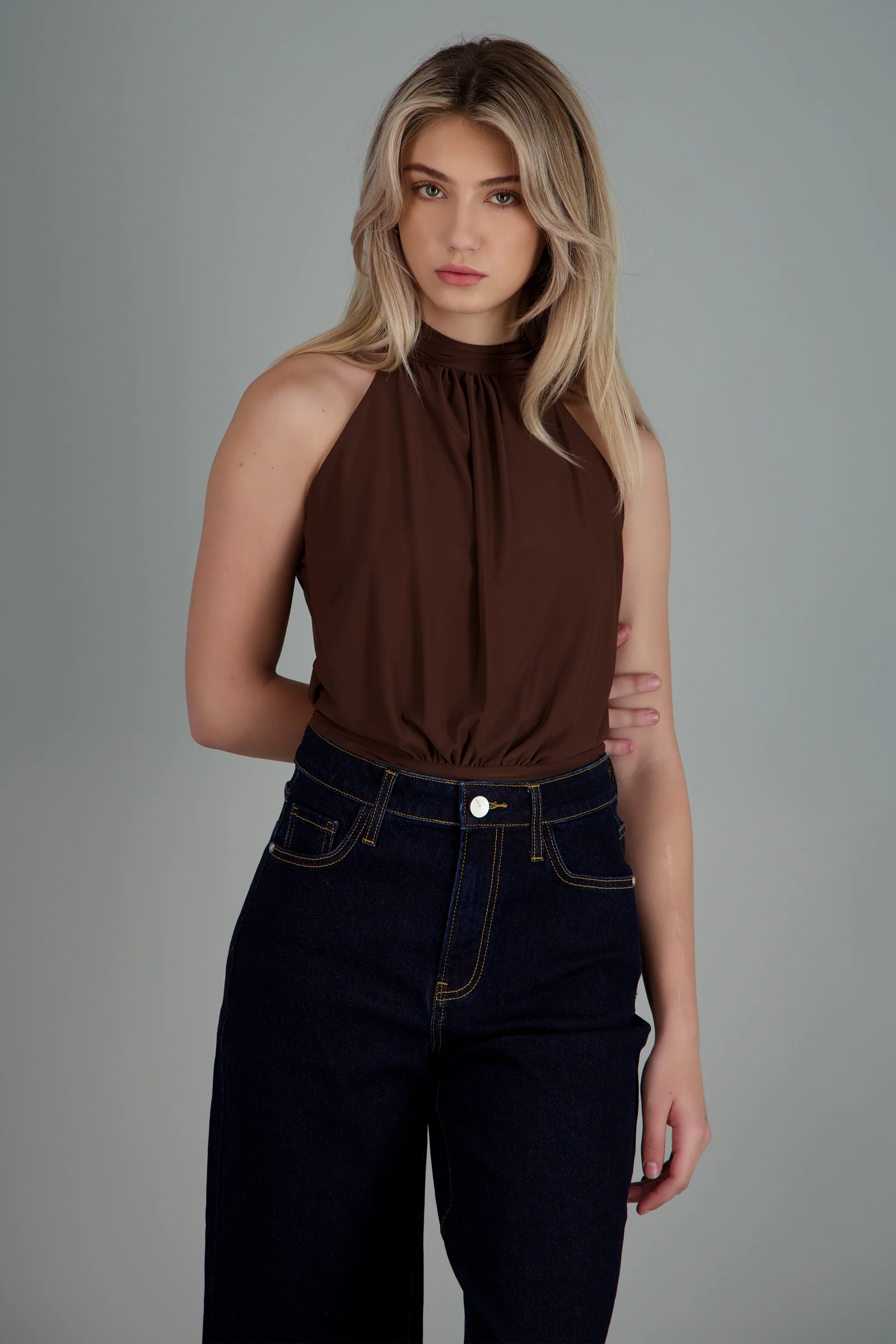 Body halter drapeado - Image 5