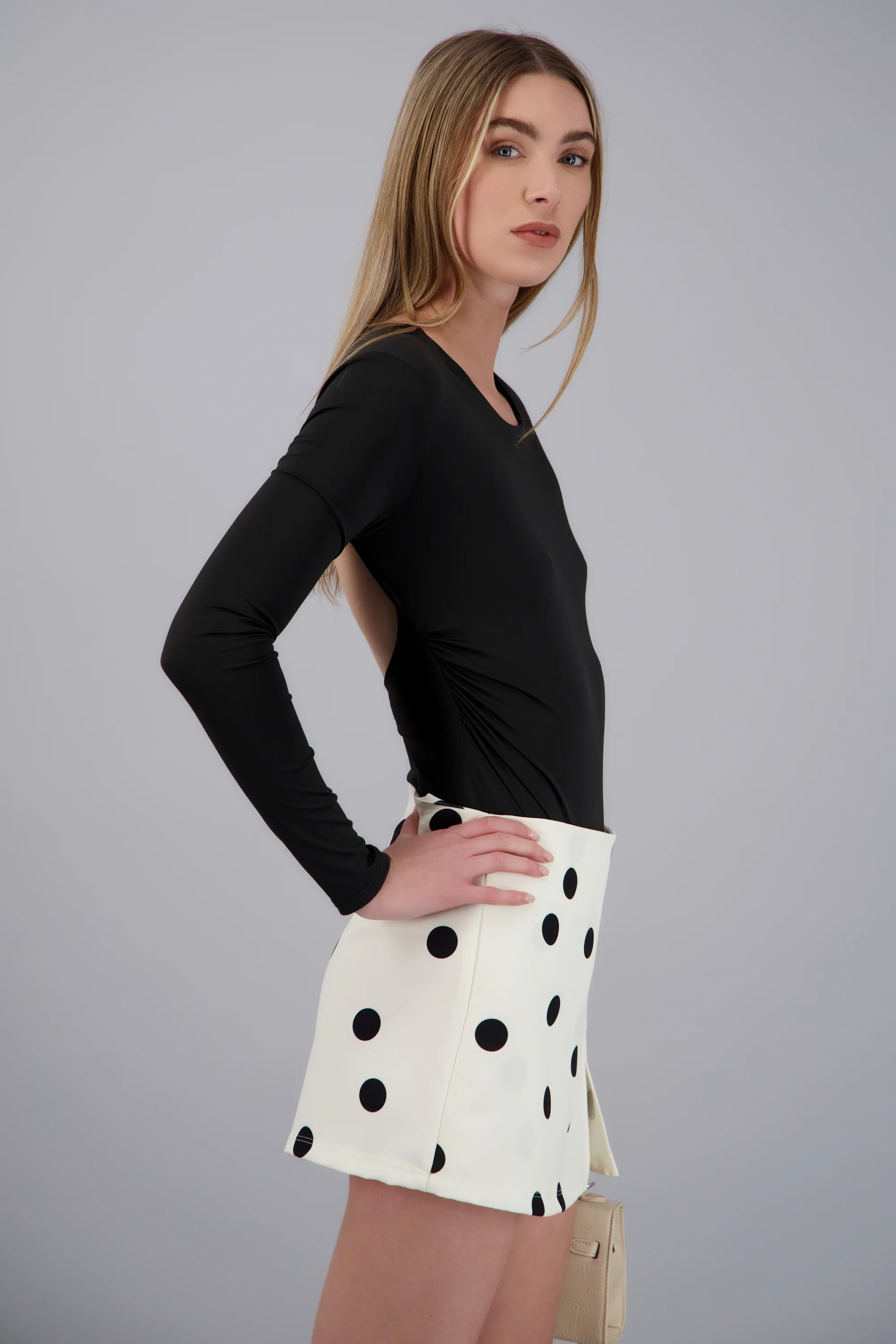 Bodysuit drapeado escote espalda - Image 2