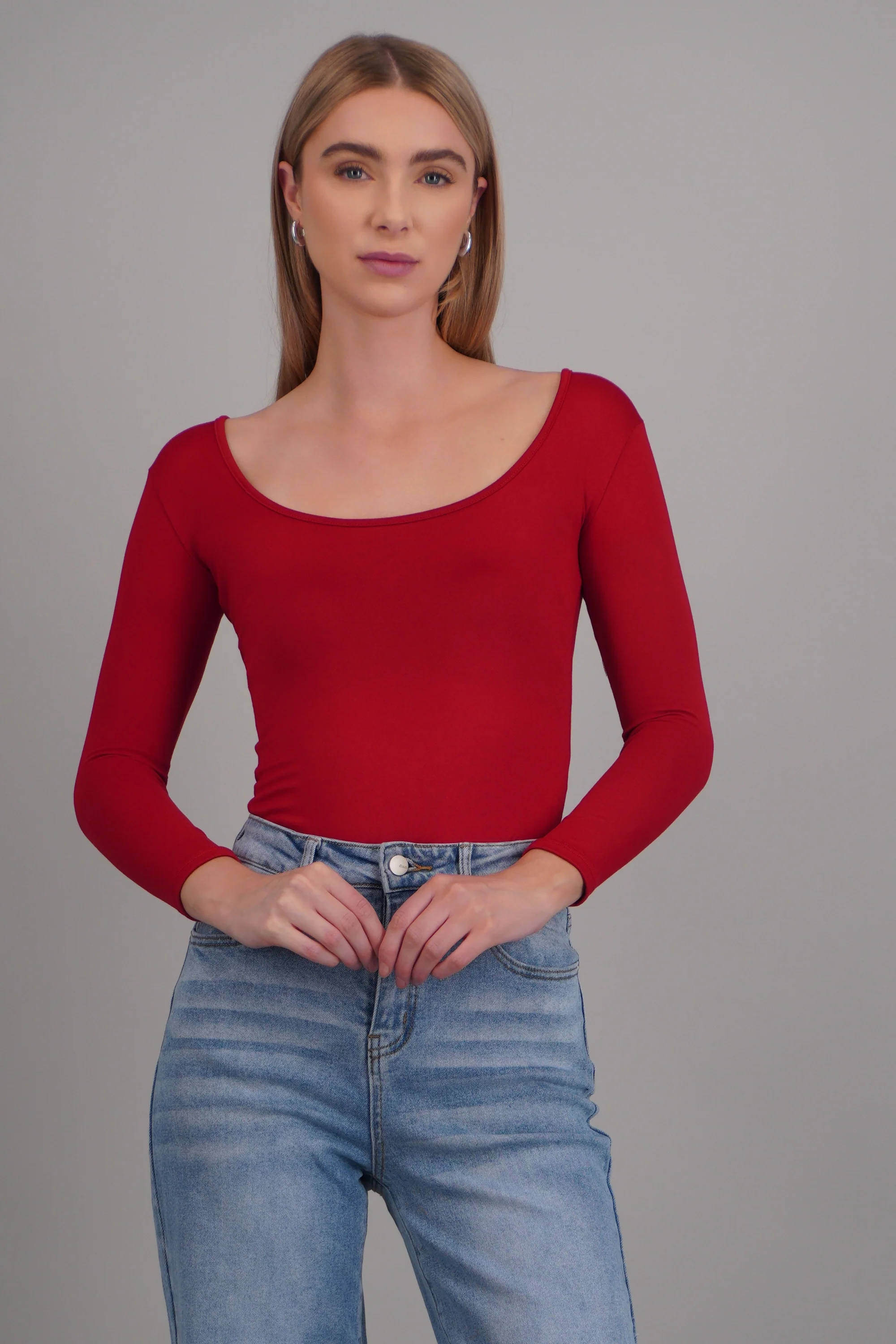 Bodysuit Liso Cuello Scoop