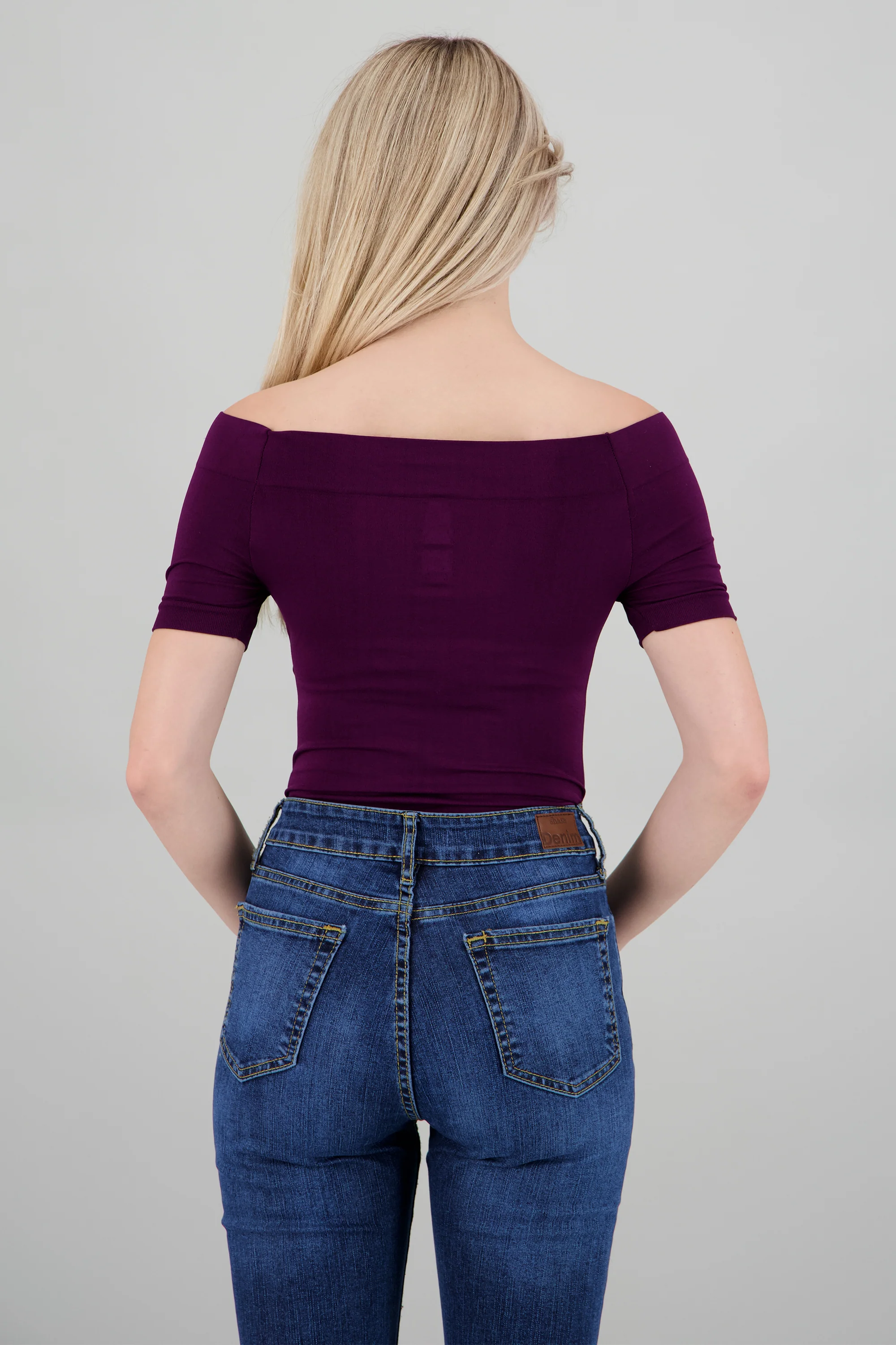 Bodysuit Liso Hombros Descubiertos - Image 3