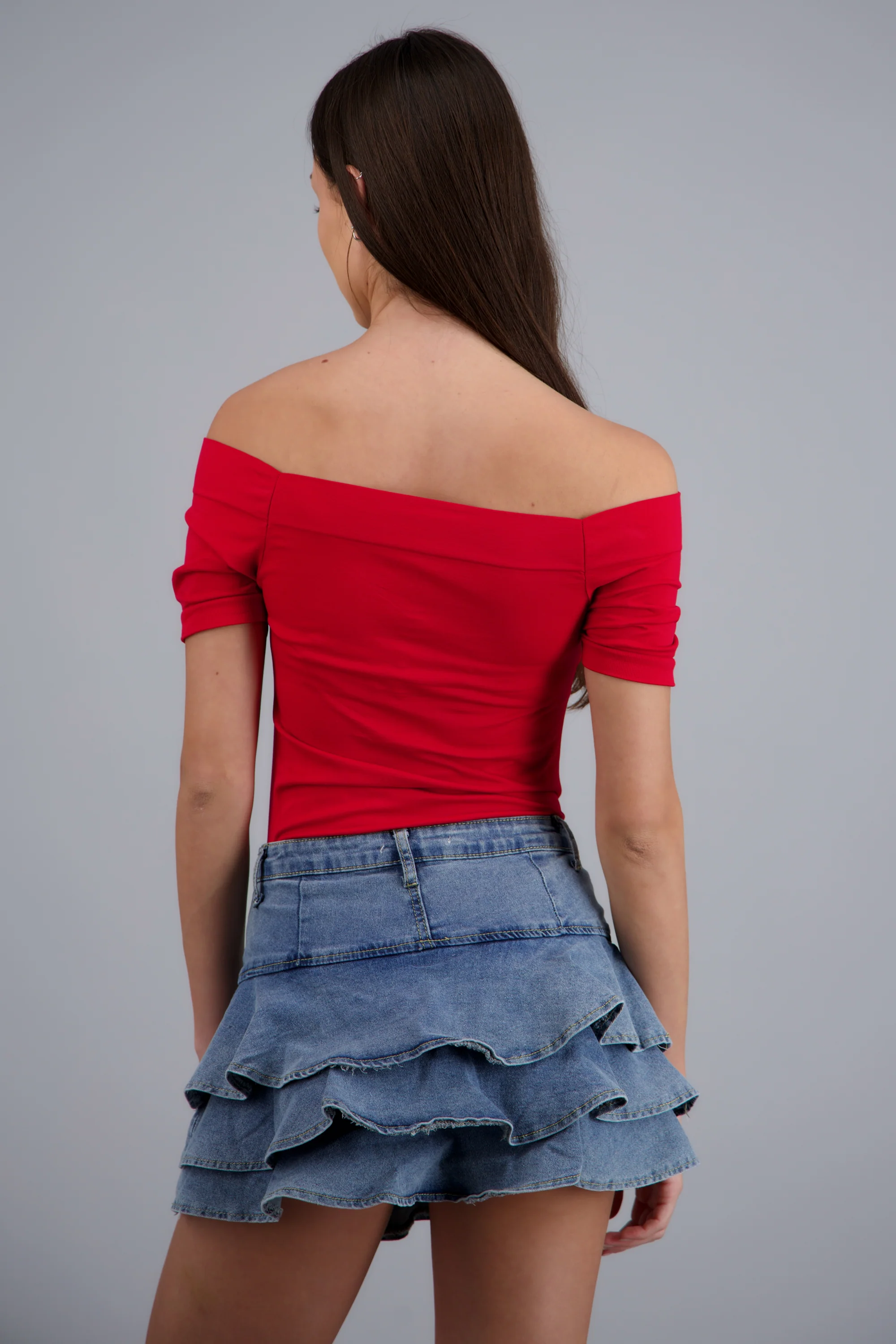 BODYSUIT OFF SHOULDER M/C - Image 3
