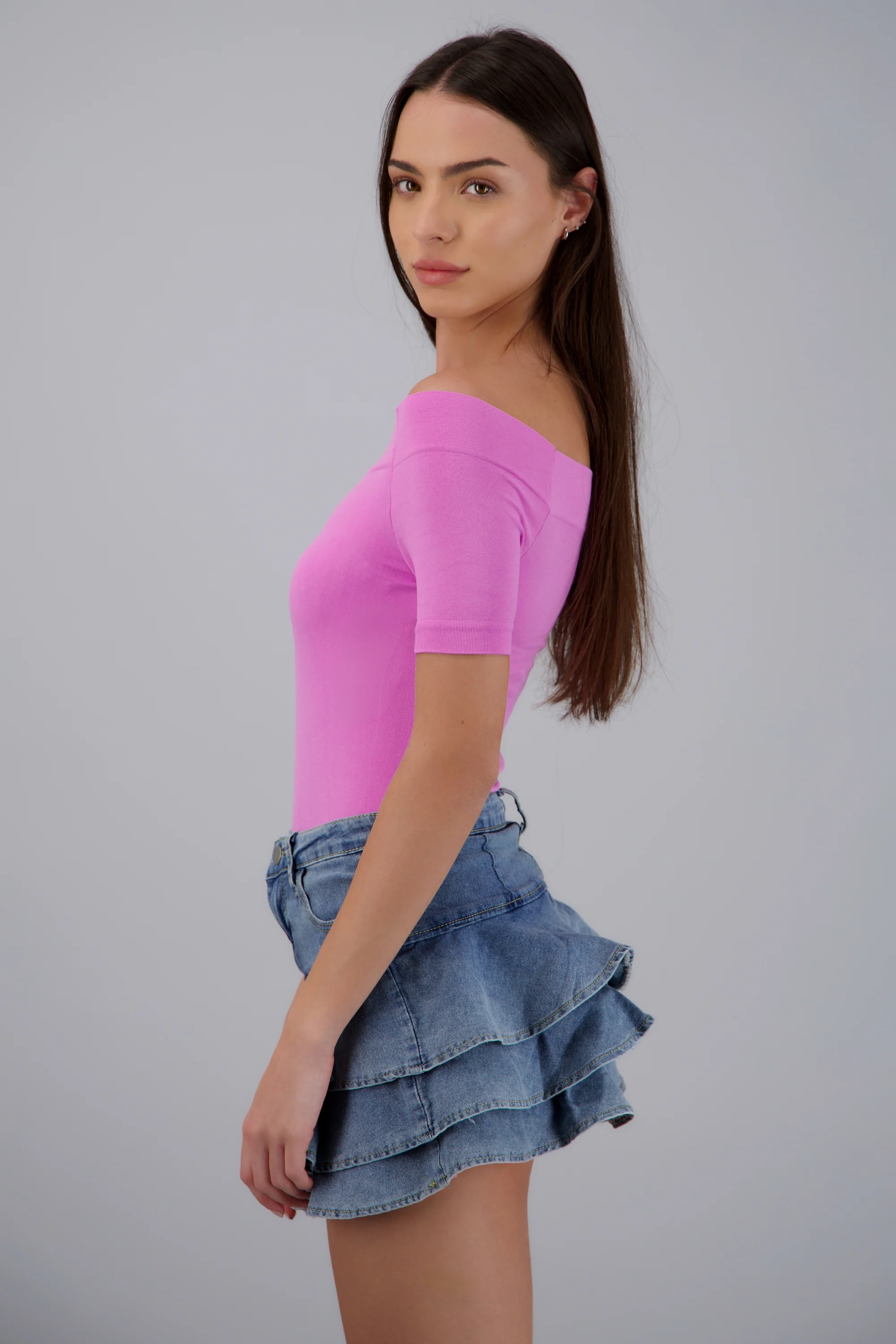 Bodysuit Liso Hombros Descubiertos - Image 2