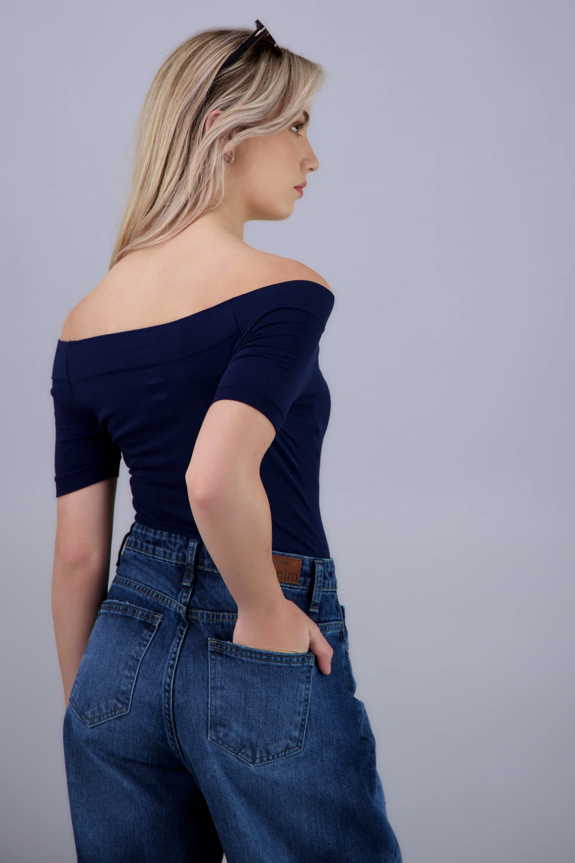 Bodysuit Liso Hombros Descubiertos - Image 3