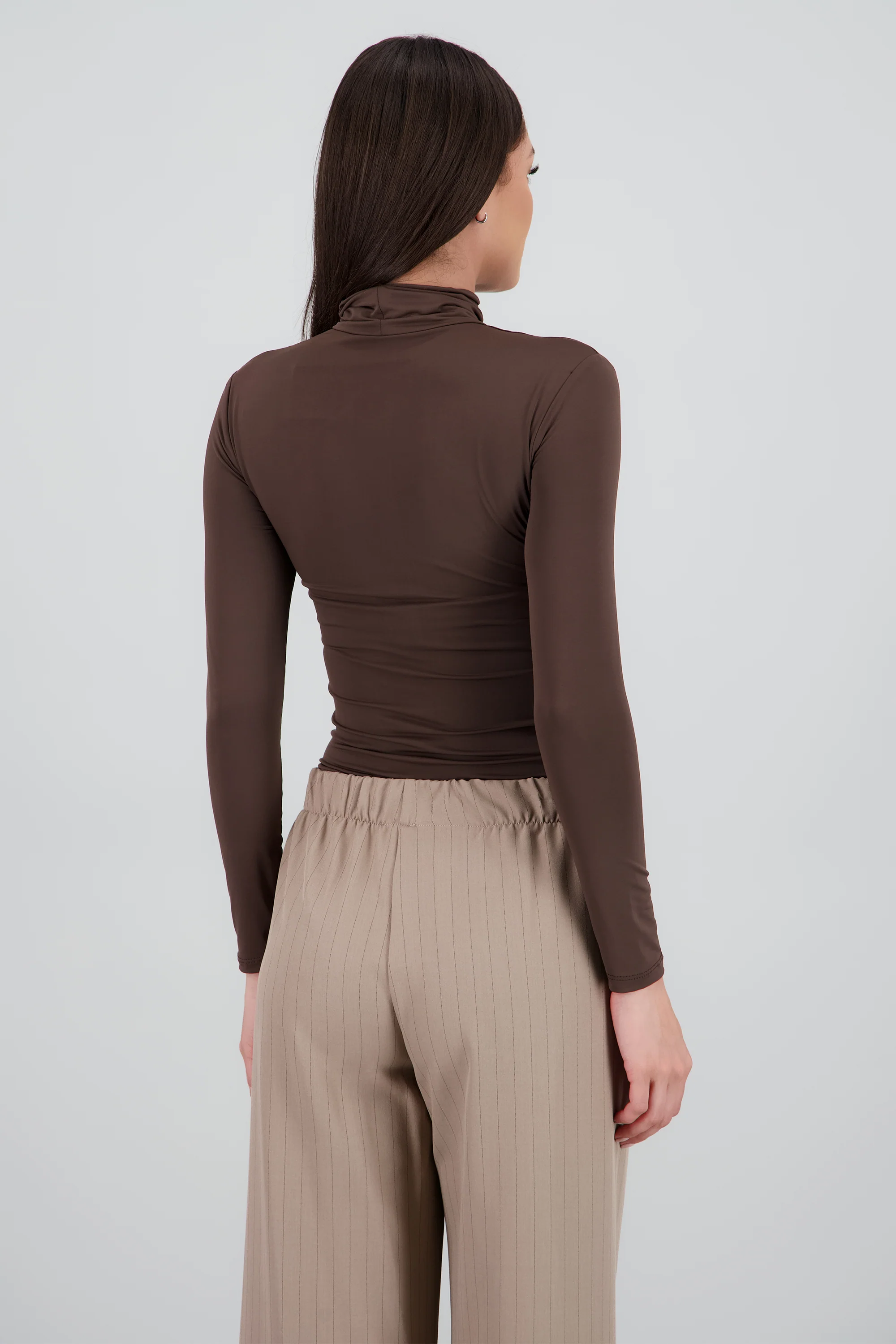 Bodysuit manga larga cuello alto - Image 3