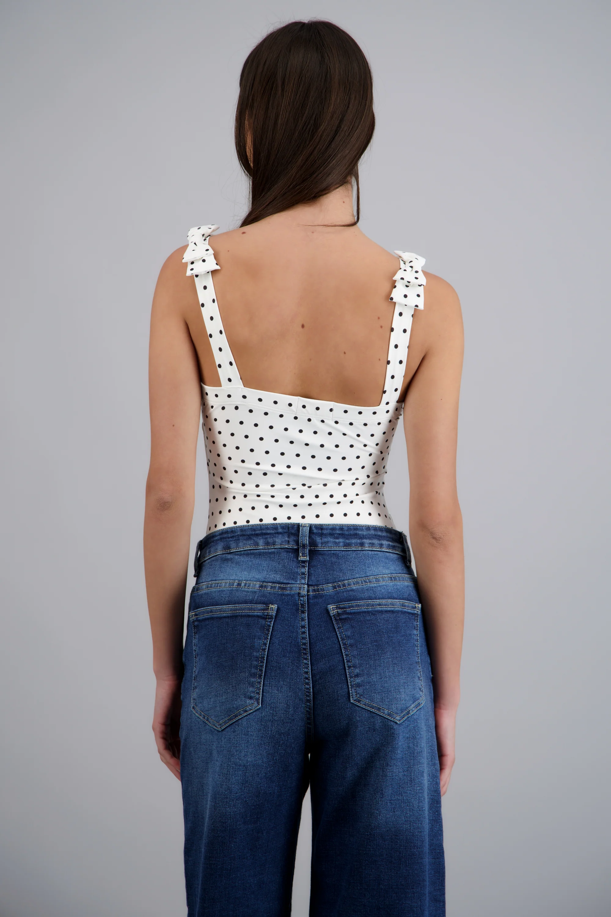 bodysuit tirante moños polka dots - Image 3