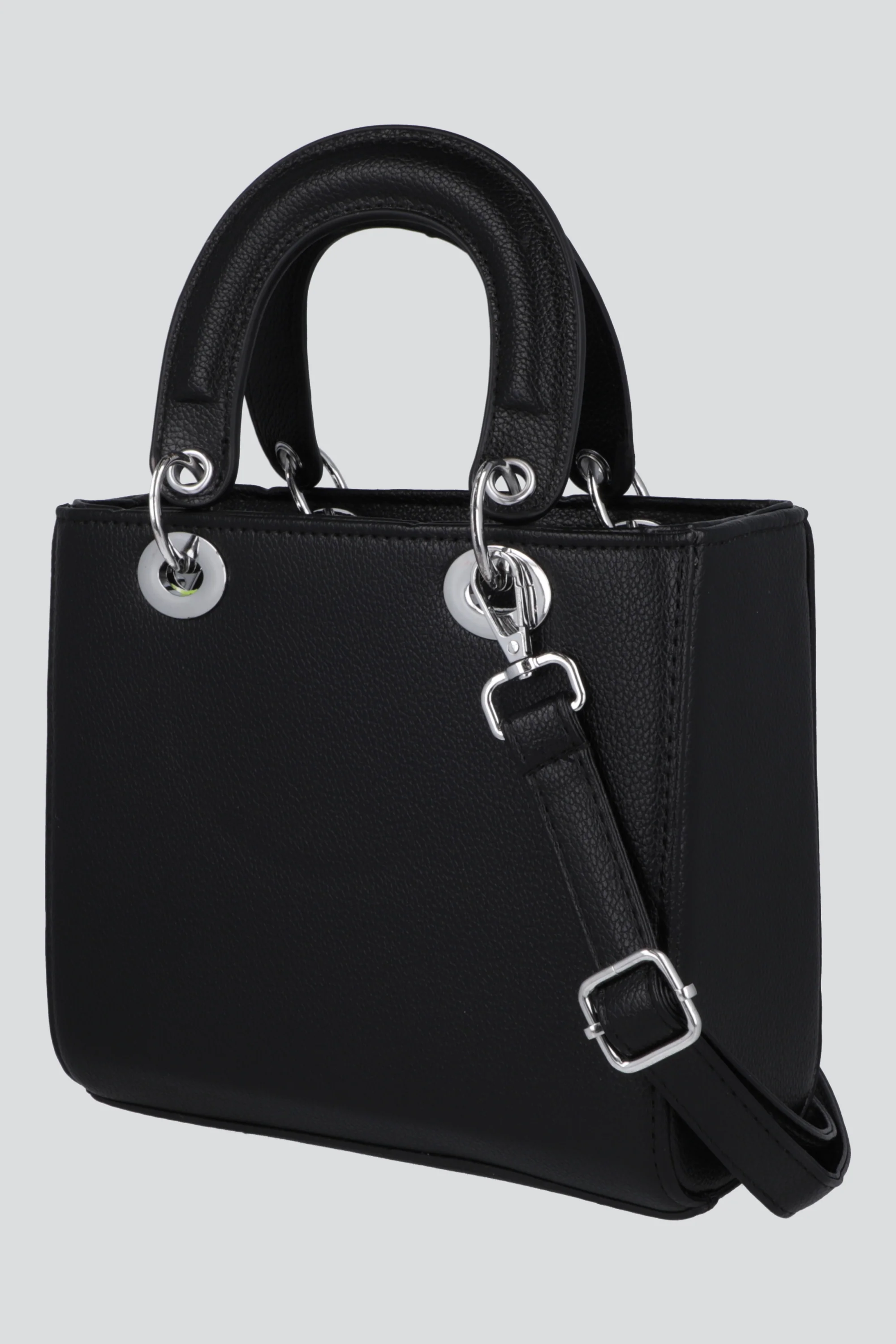Bolsa estructurada cuadrada textura