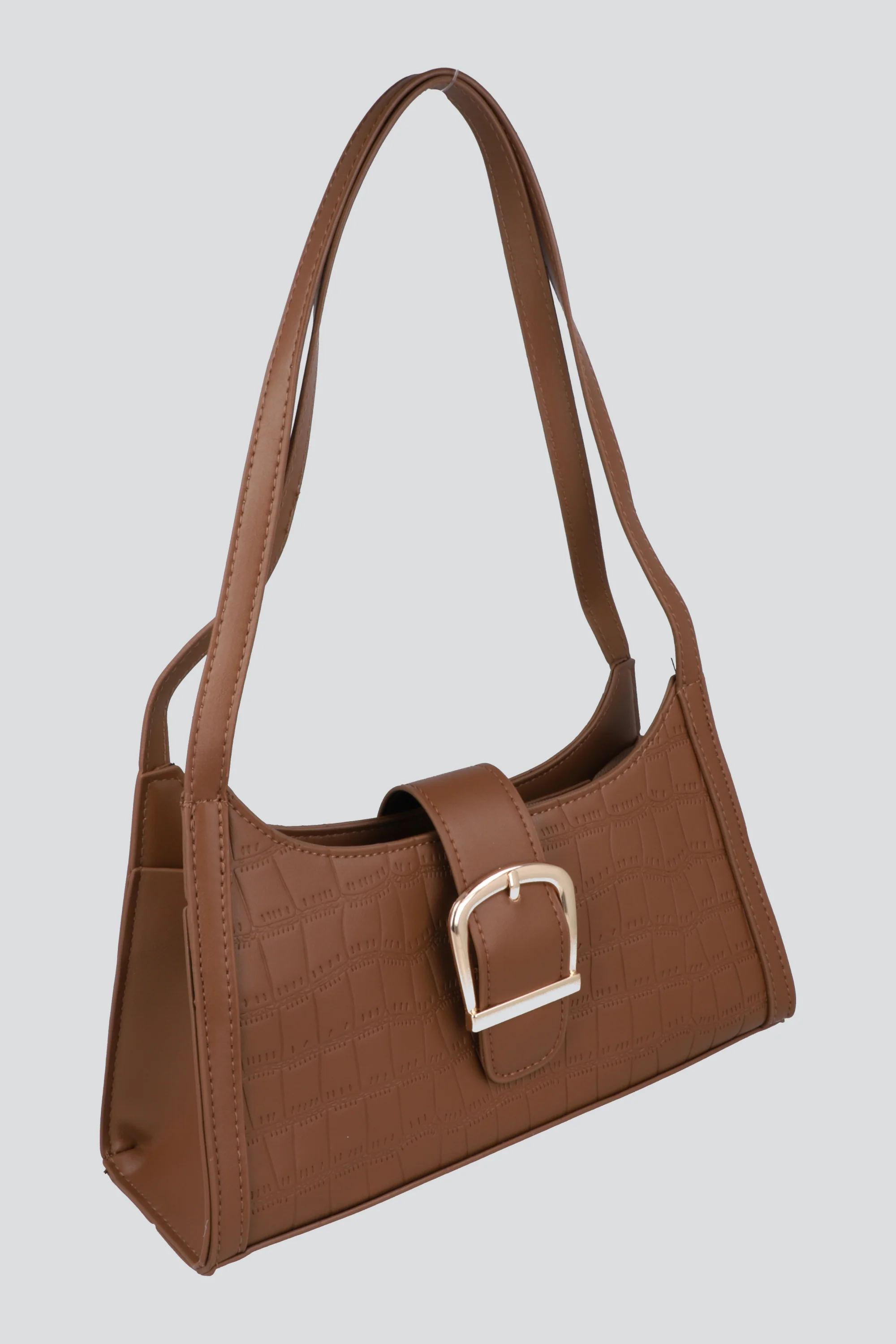 Bolsa hombro croco broche - Image 2