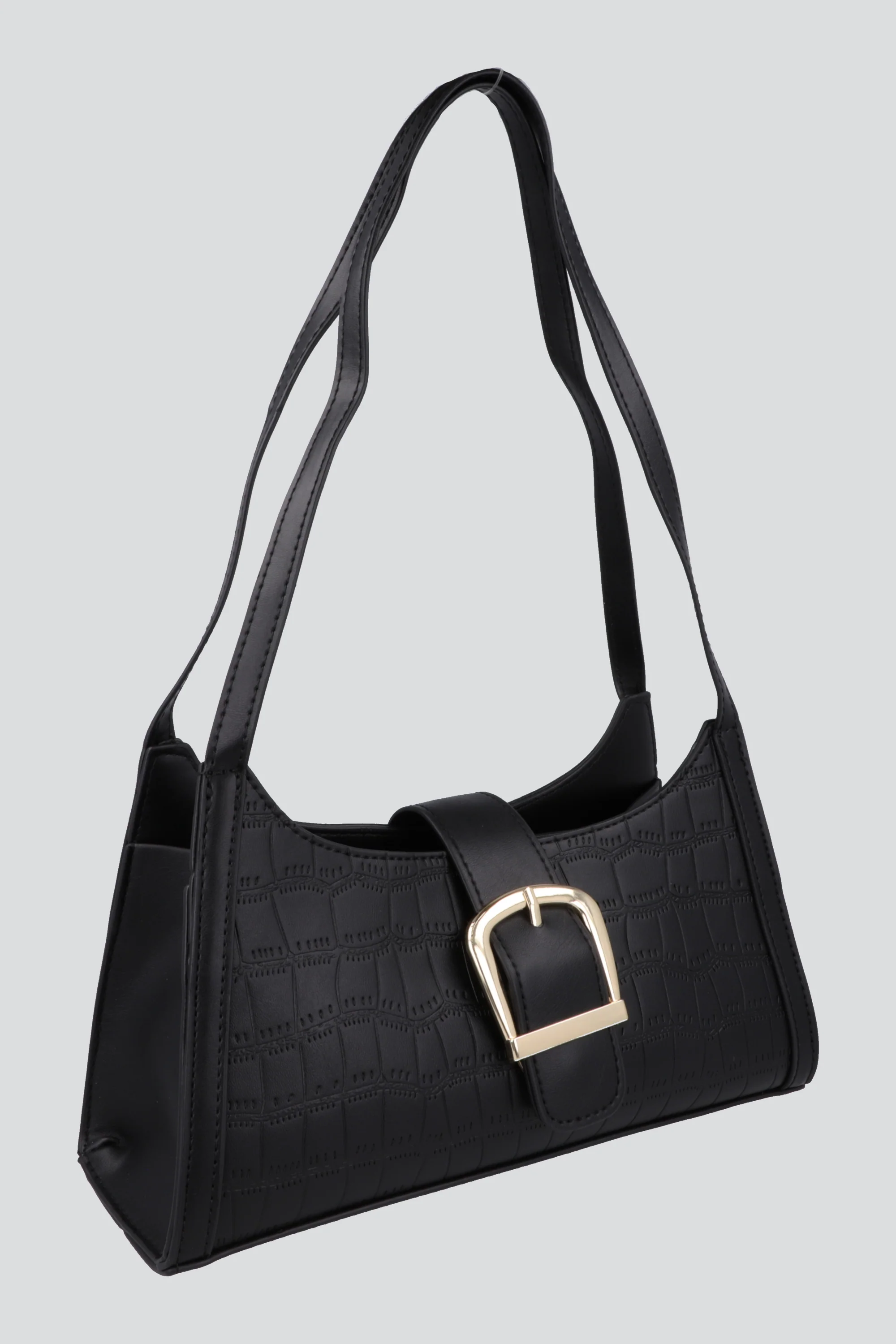 Bolsa hombro croco broche - Image 2