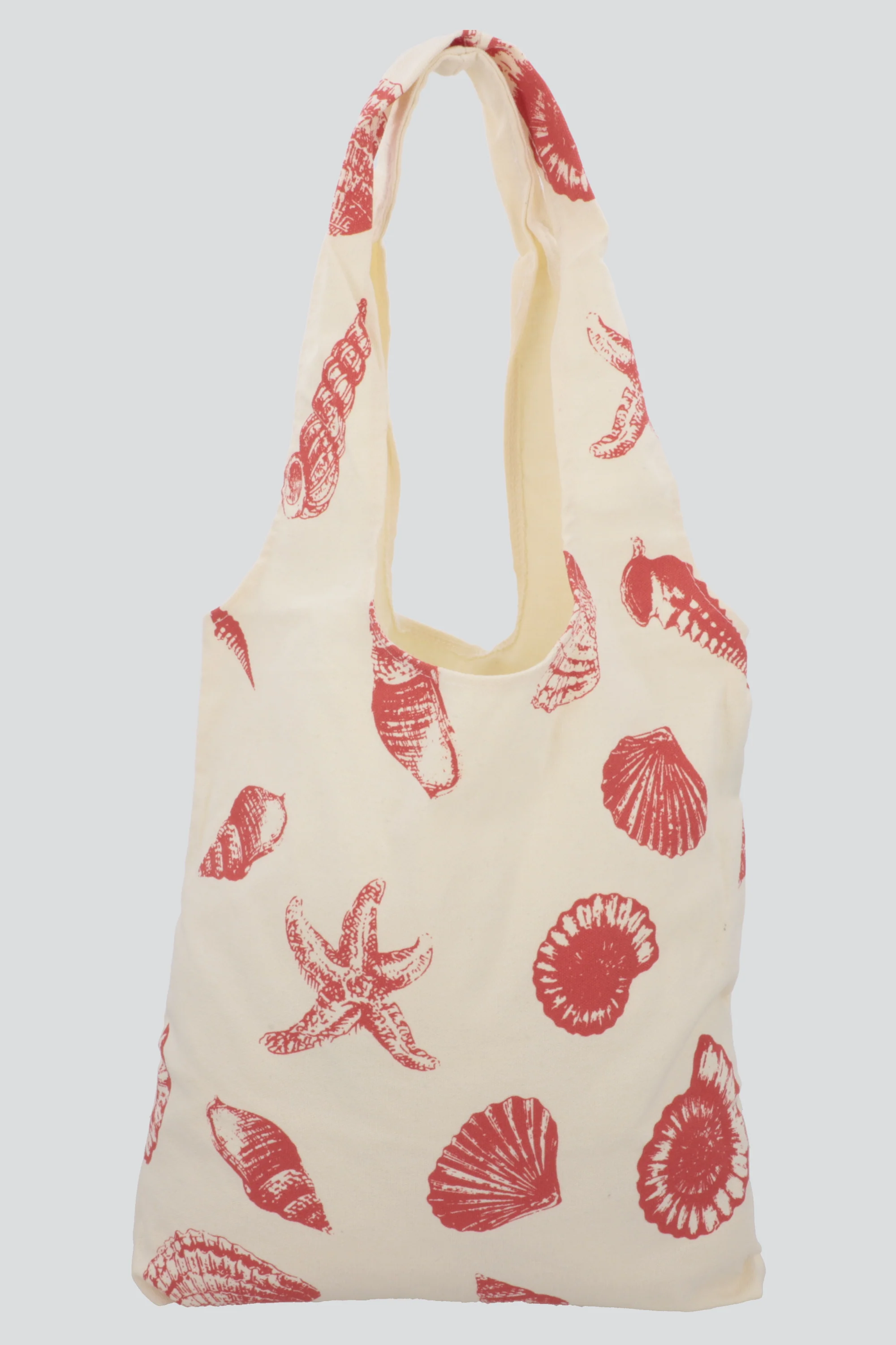 Bolsa tela con conchas