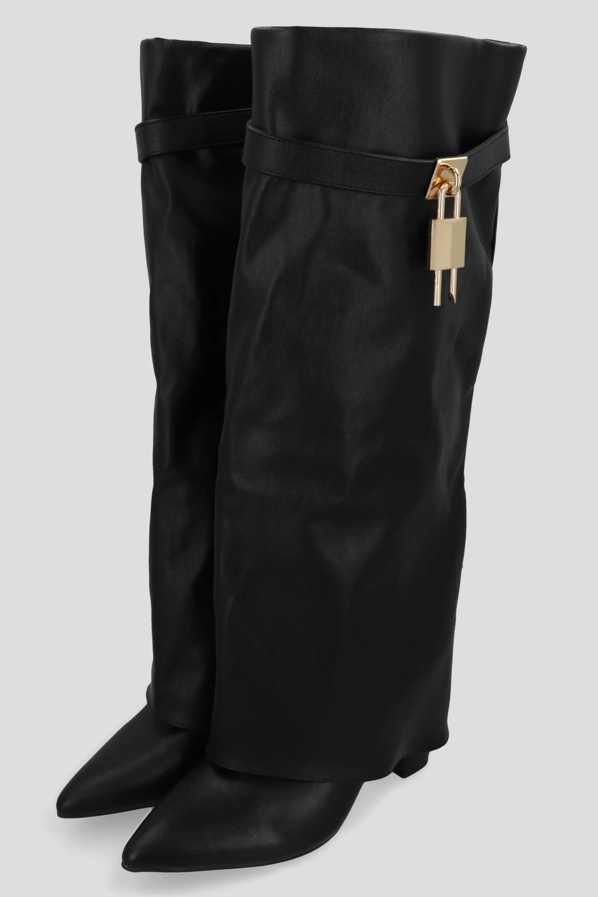 Bota Efecto Piel Funda Candado - Image 3