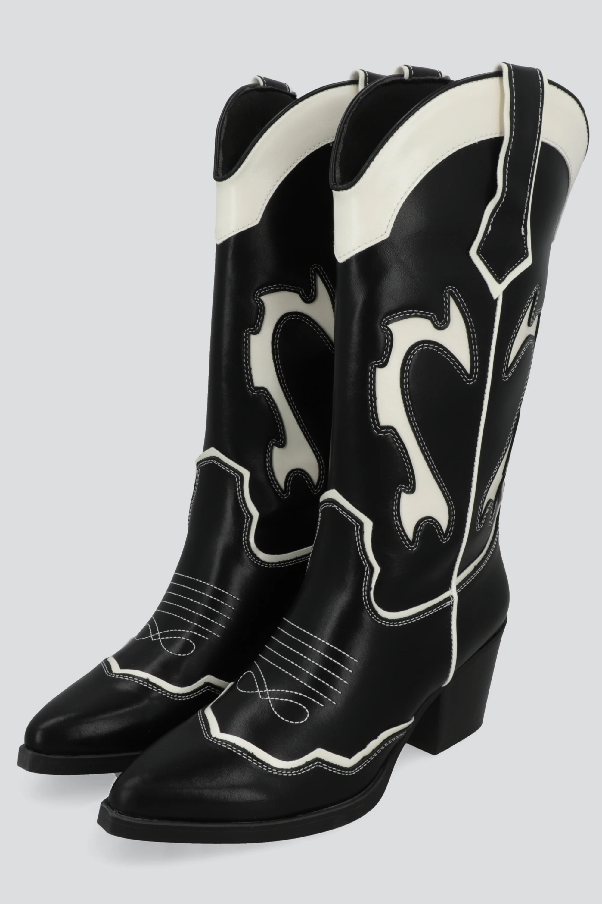Bota vaquera contrastes bordados - Image 2