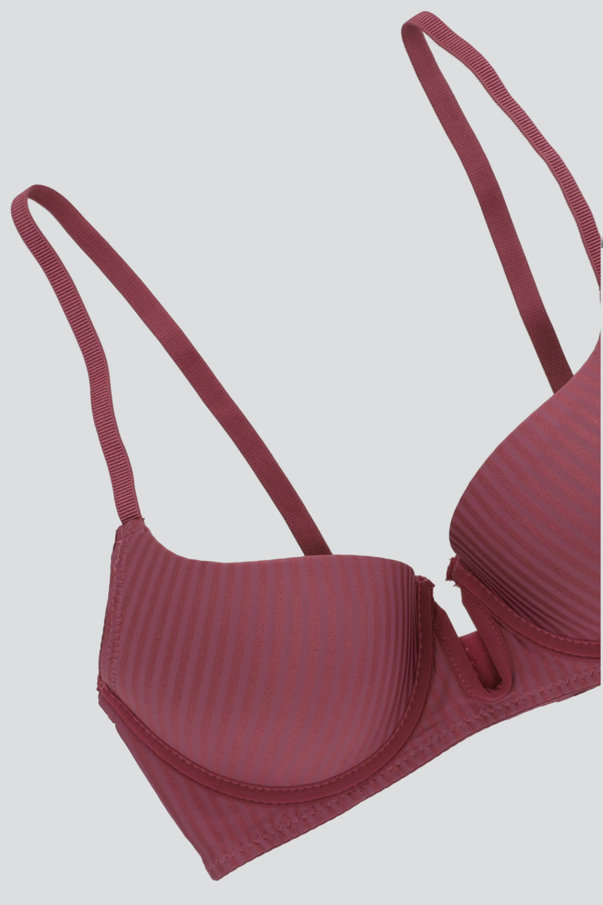 Bra líneas satinado escote U - Image 3