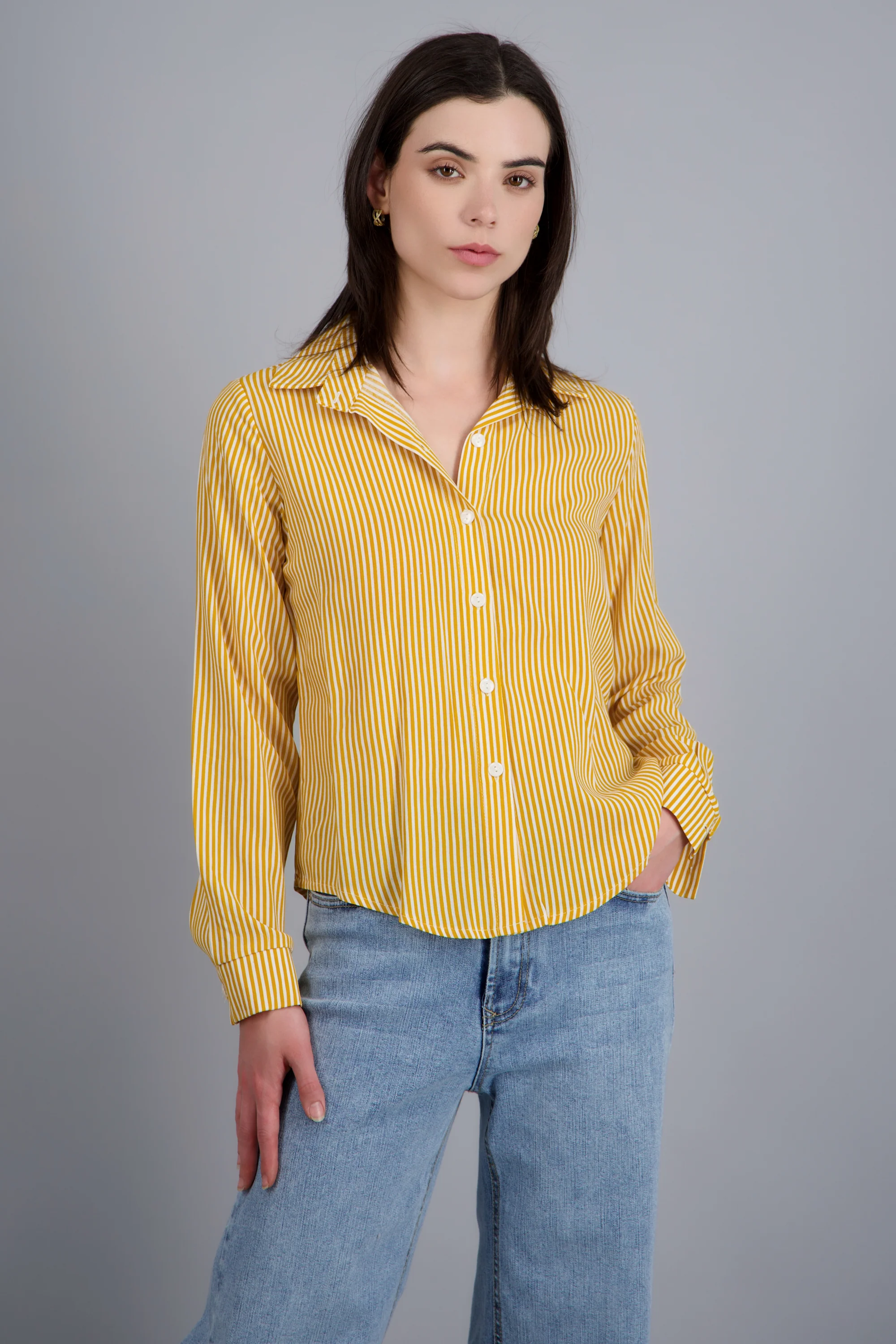 CAMISA AMPLIA RAYAS - Image 2