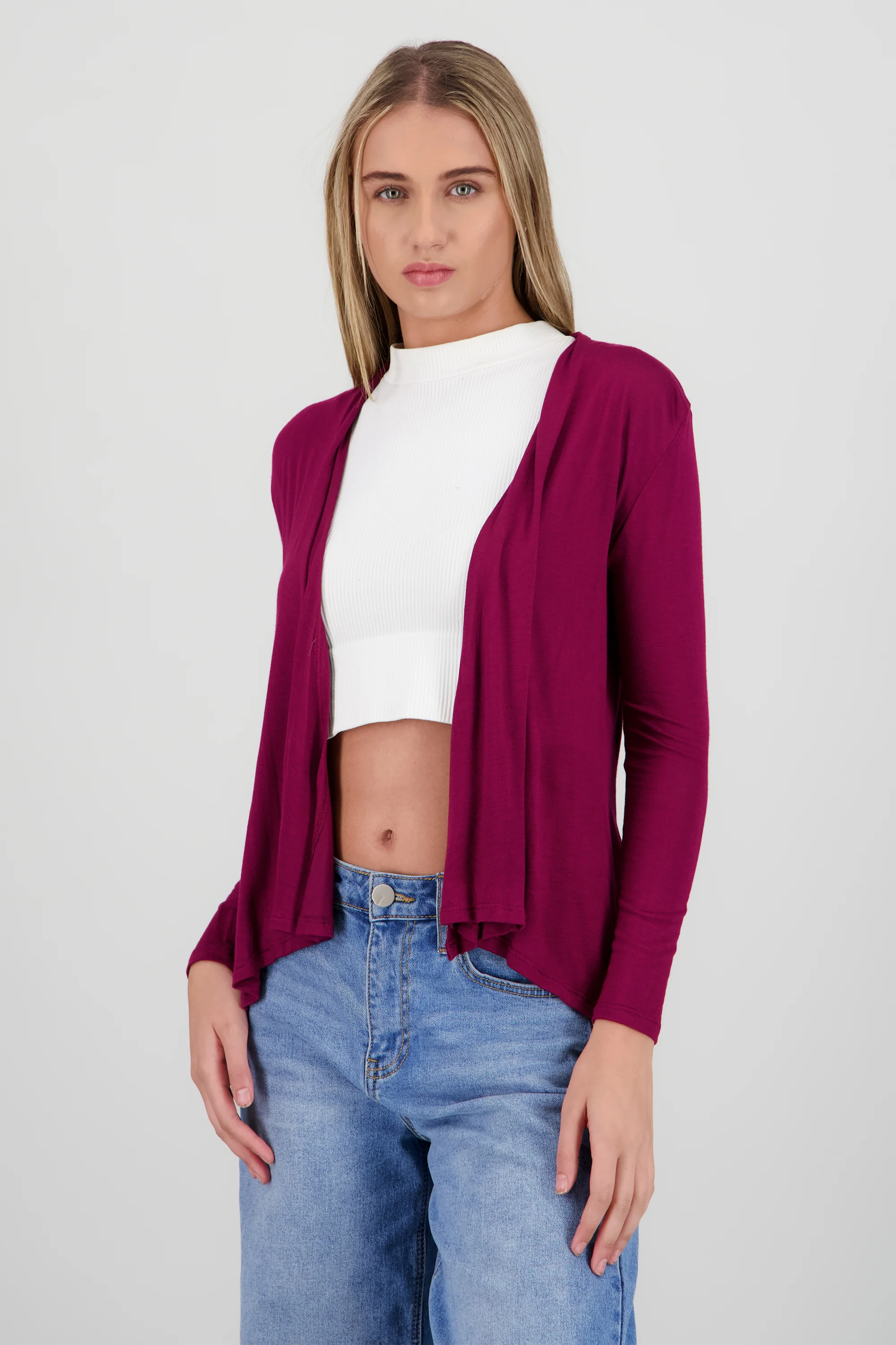 CARDIGAN SOLIDO M/L