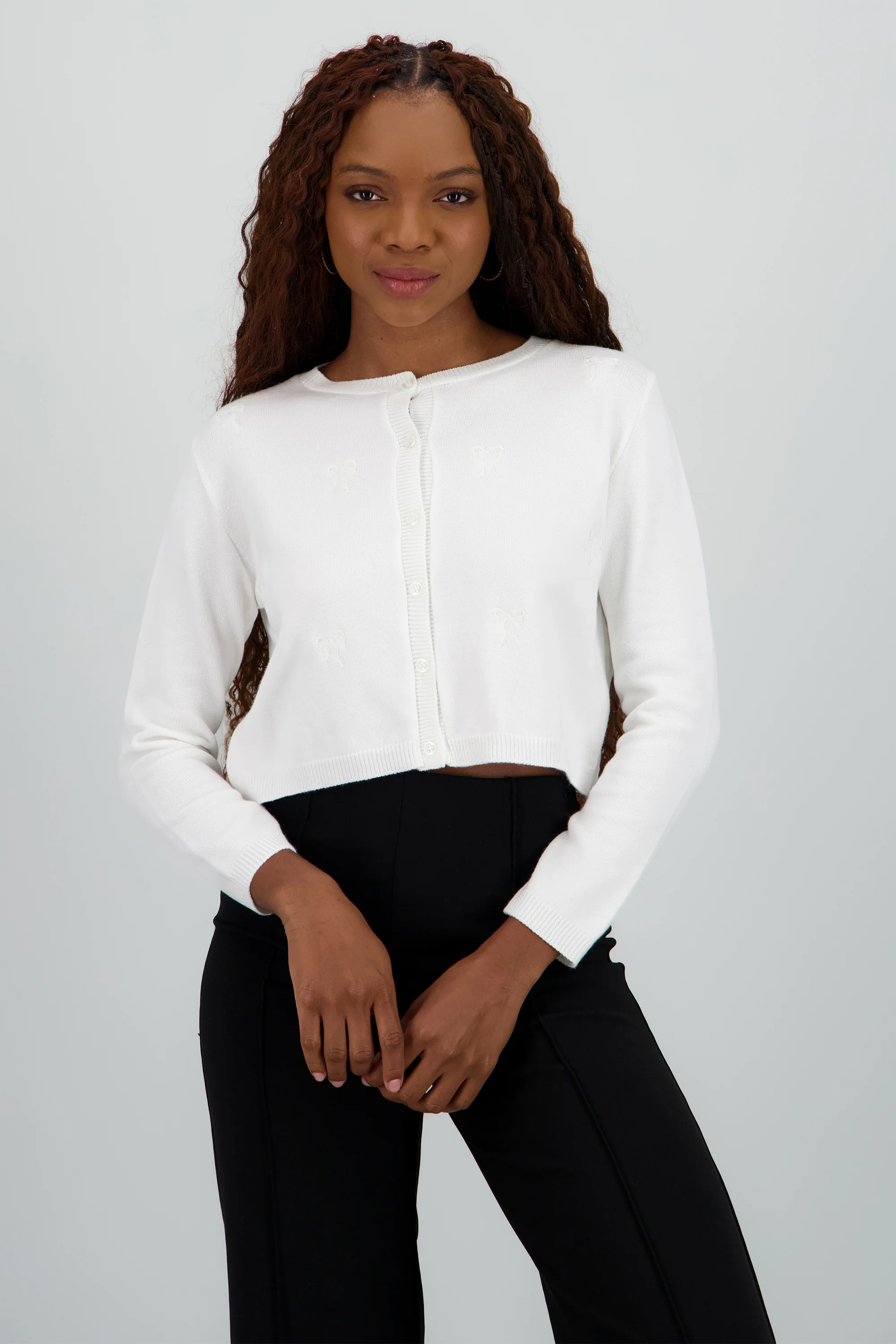 CARDIGAN DET BORDADO MOÑOS KNI