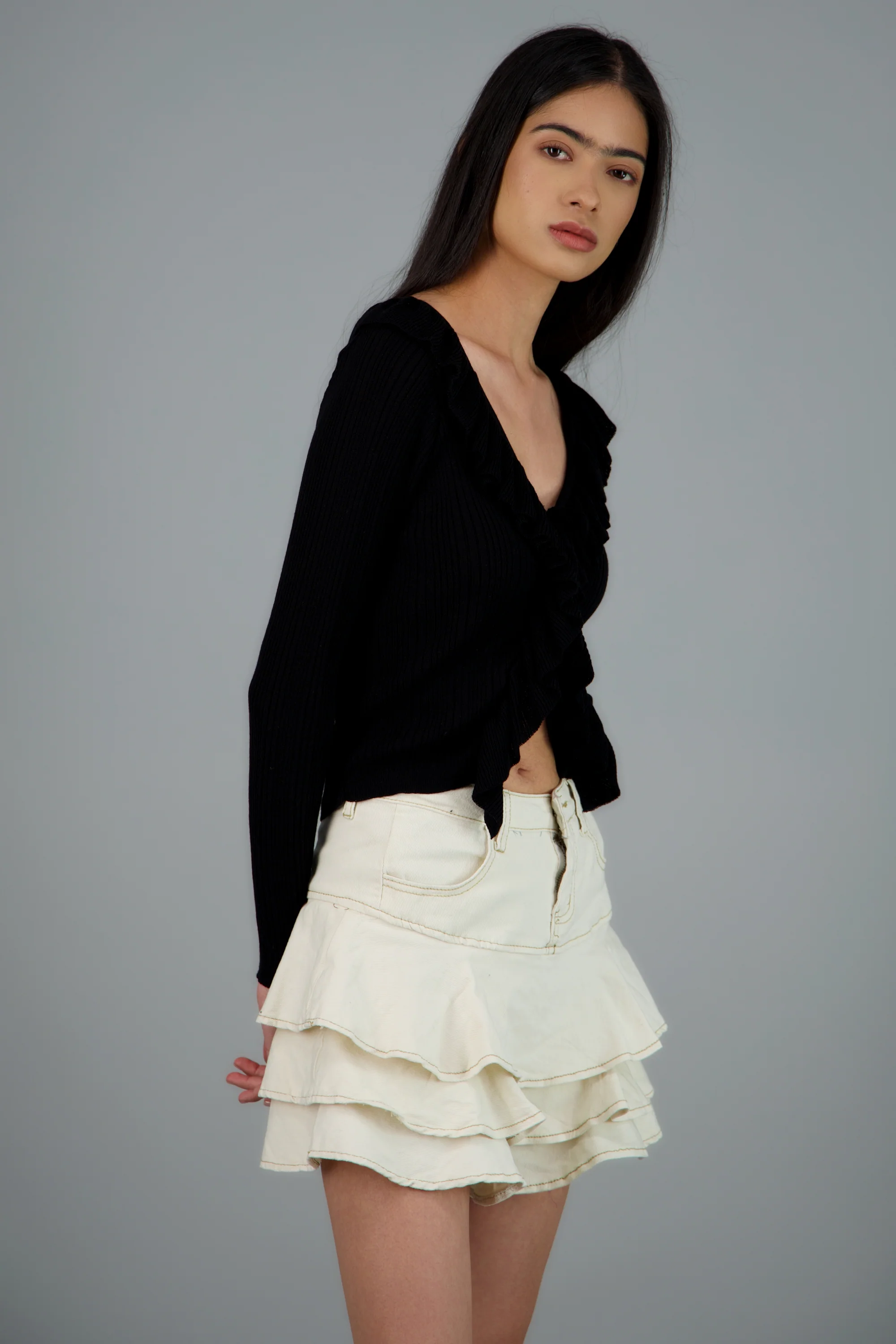 Cardigan ligero detalle olanes - Image 3