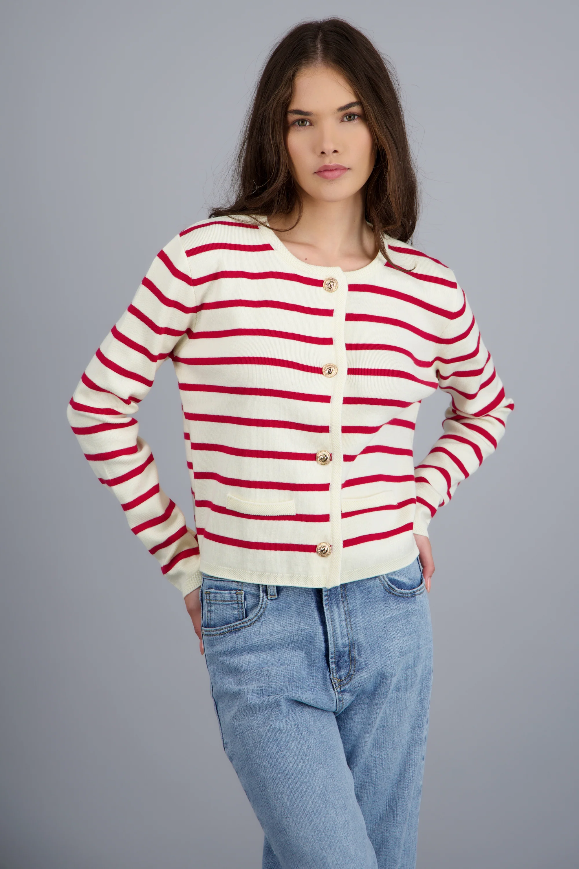 Cardigan rayas - Image 2