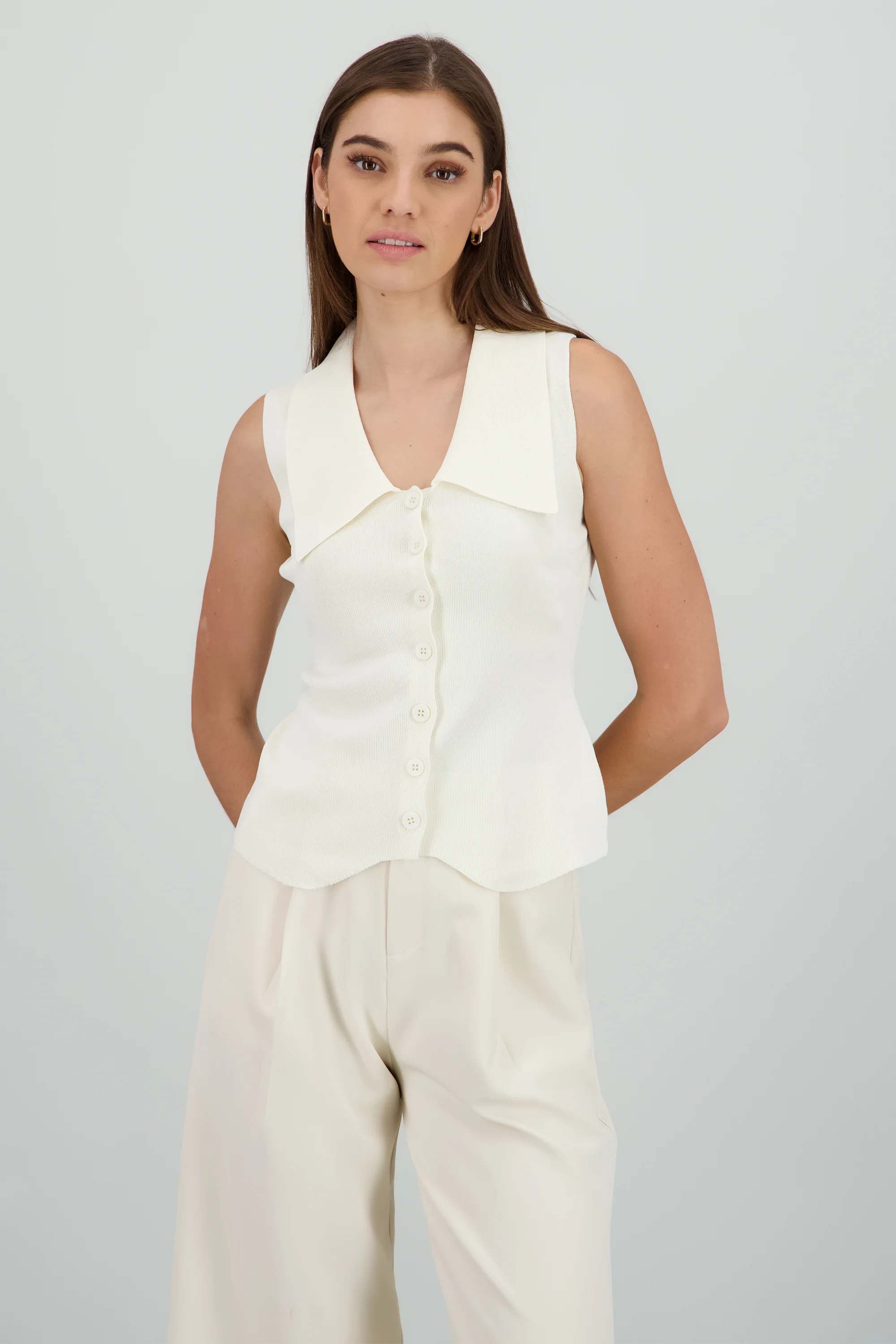 Chaleco knit cuello bobo - Image 2