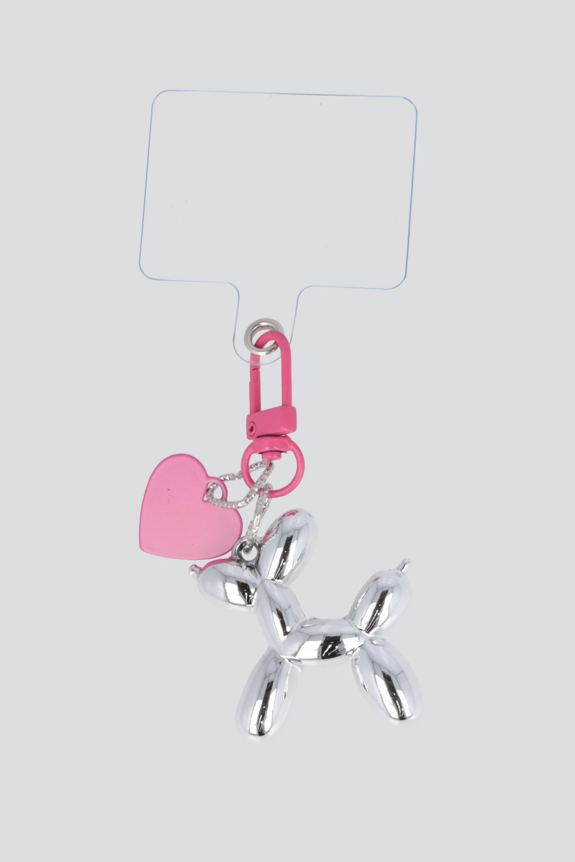 Charm cel perro globo corazon