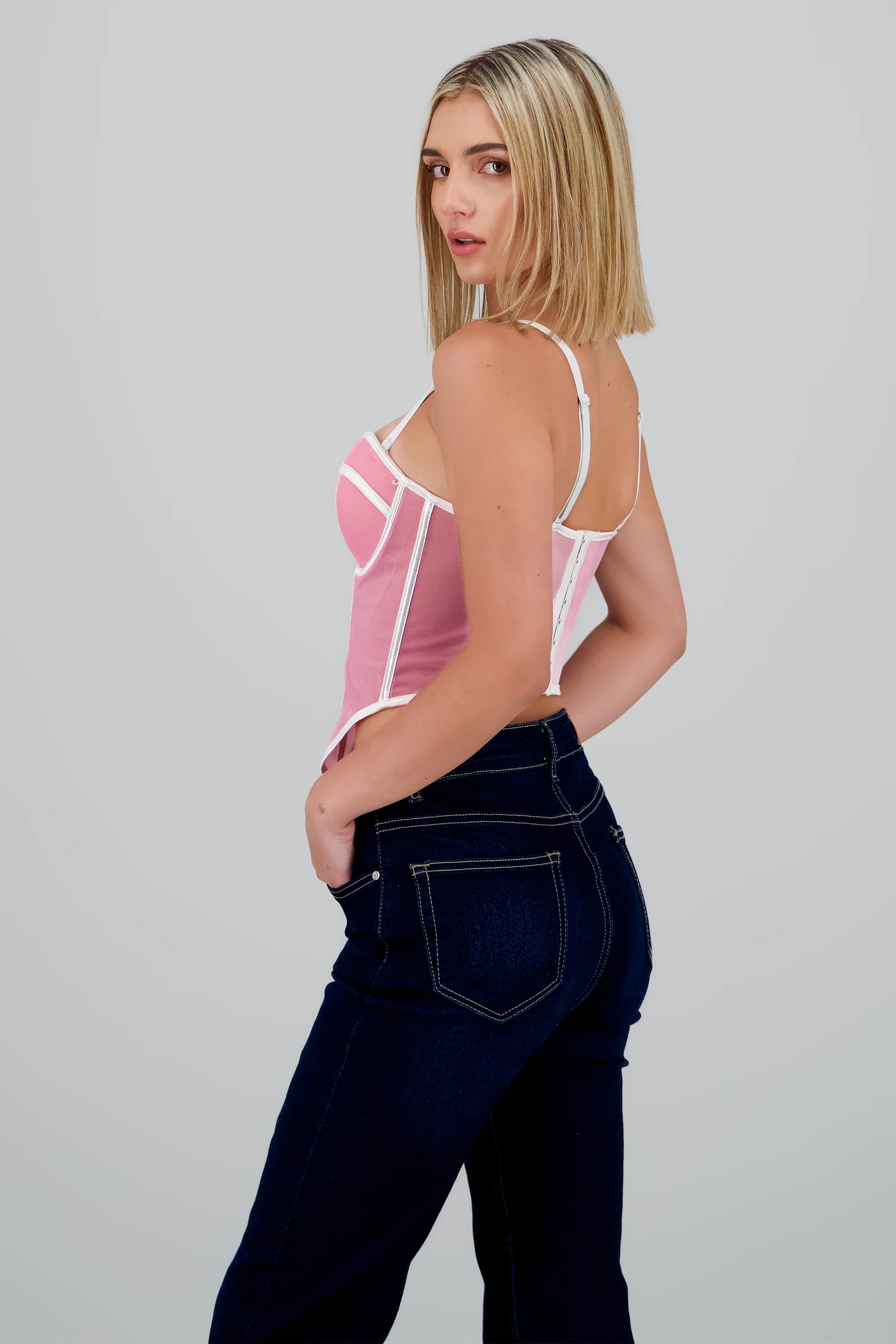Corset varillas contraste - Image 3