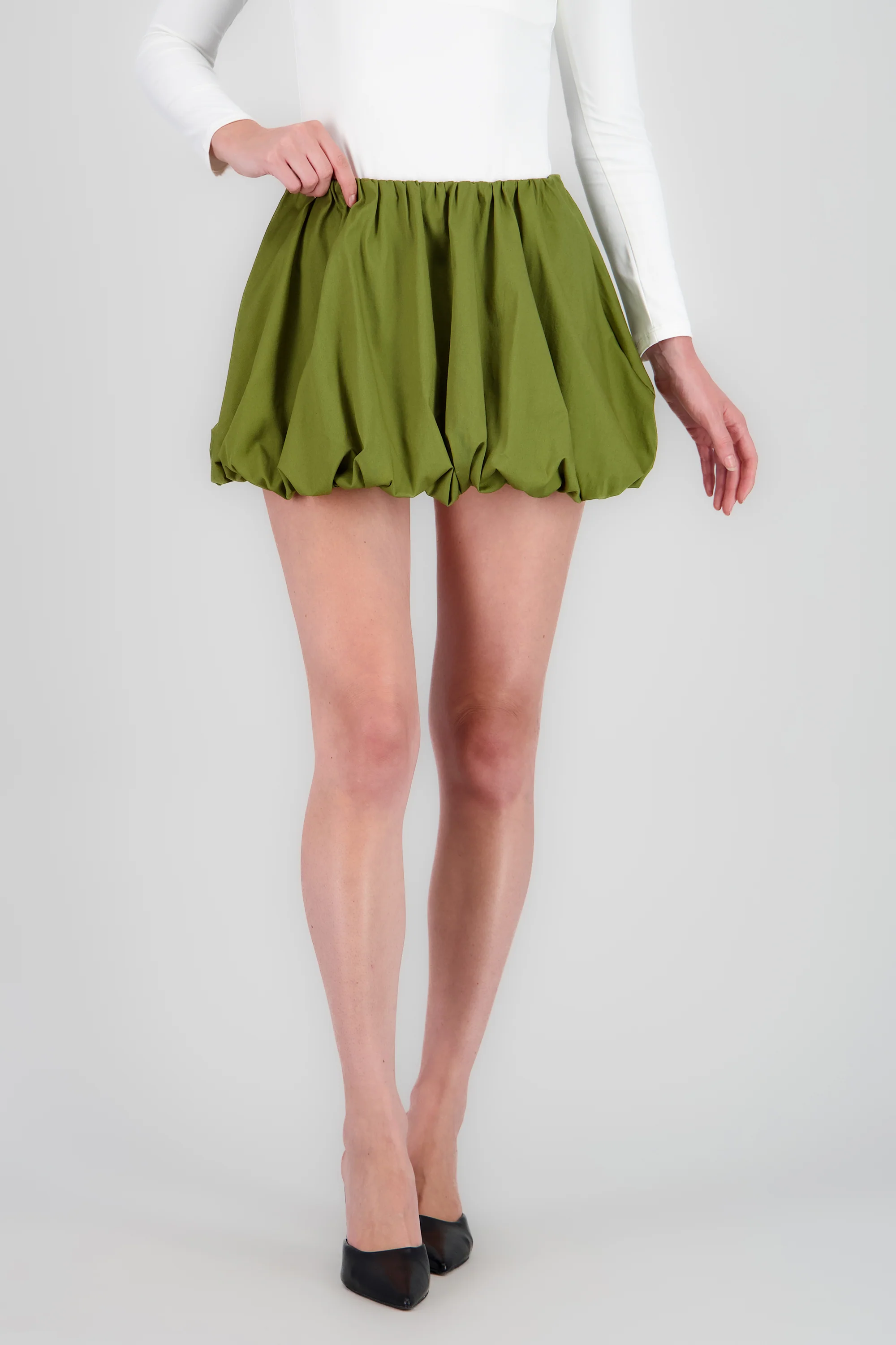 Falda bubble hem lisa - Image 2