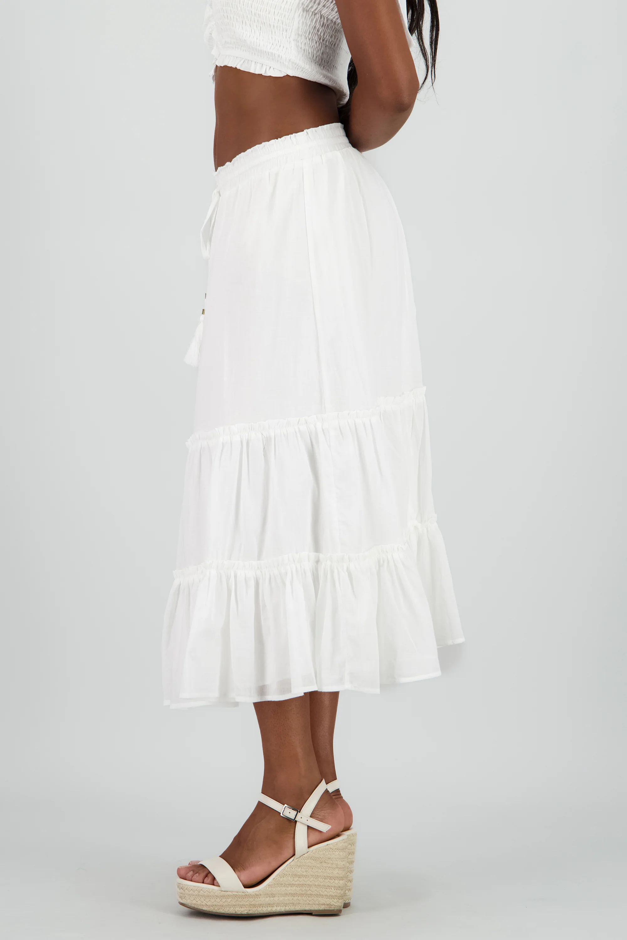 Falda maxi bloques jareta - Image 3