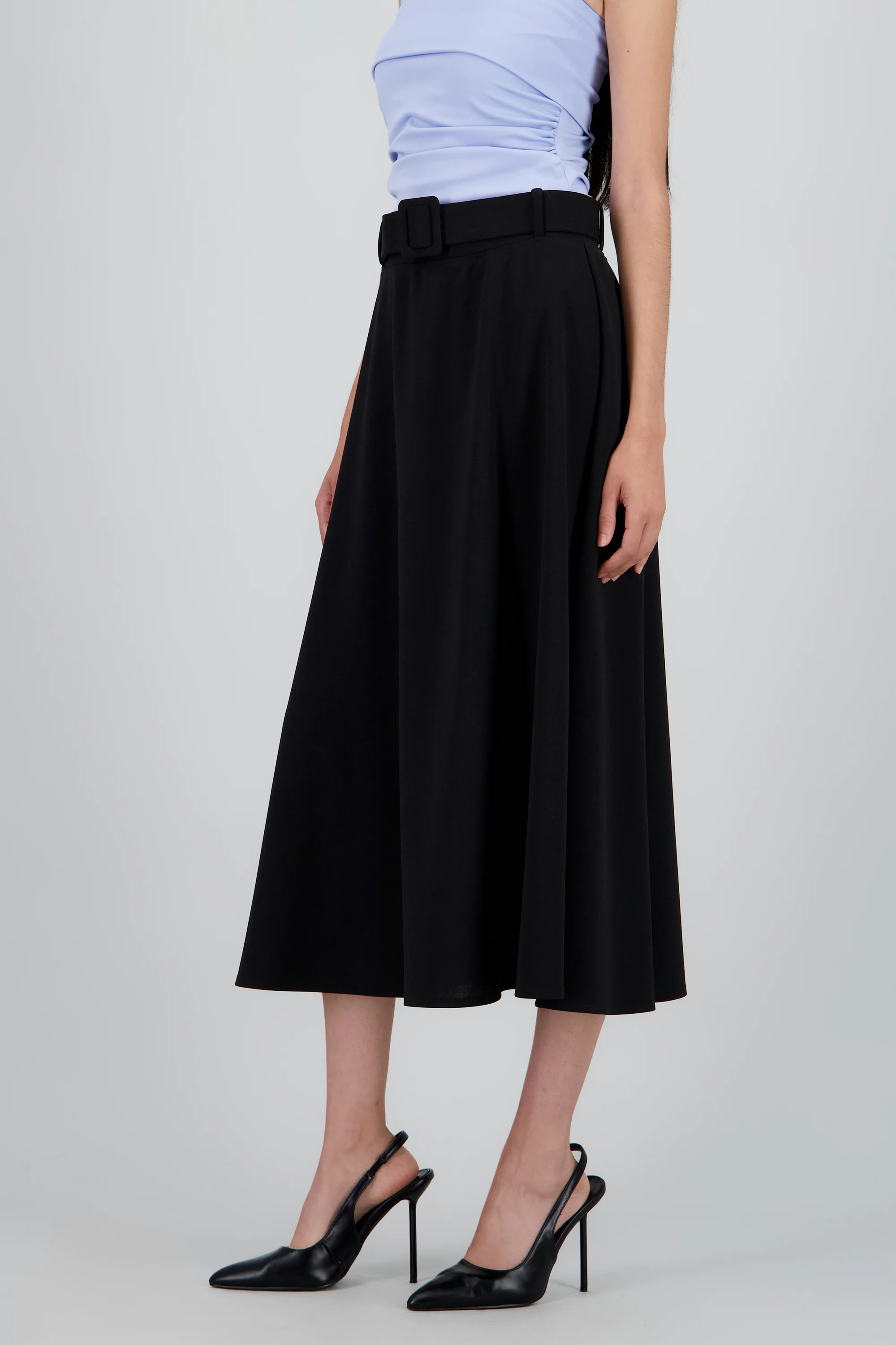 Falda maxi con cinturon - Image 3