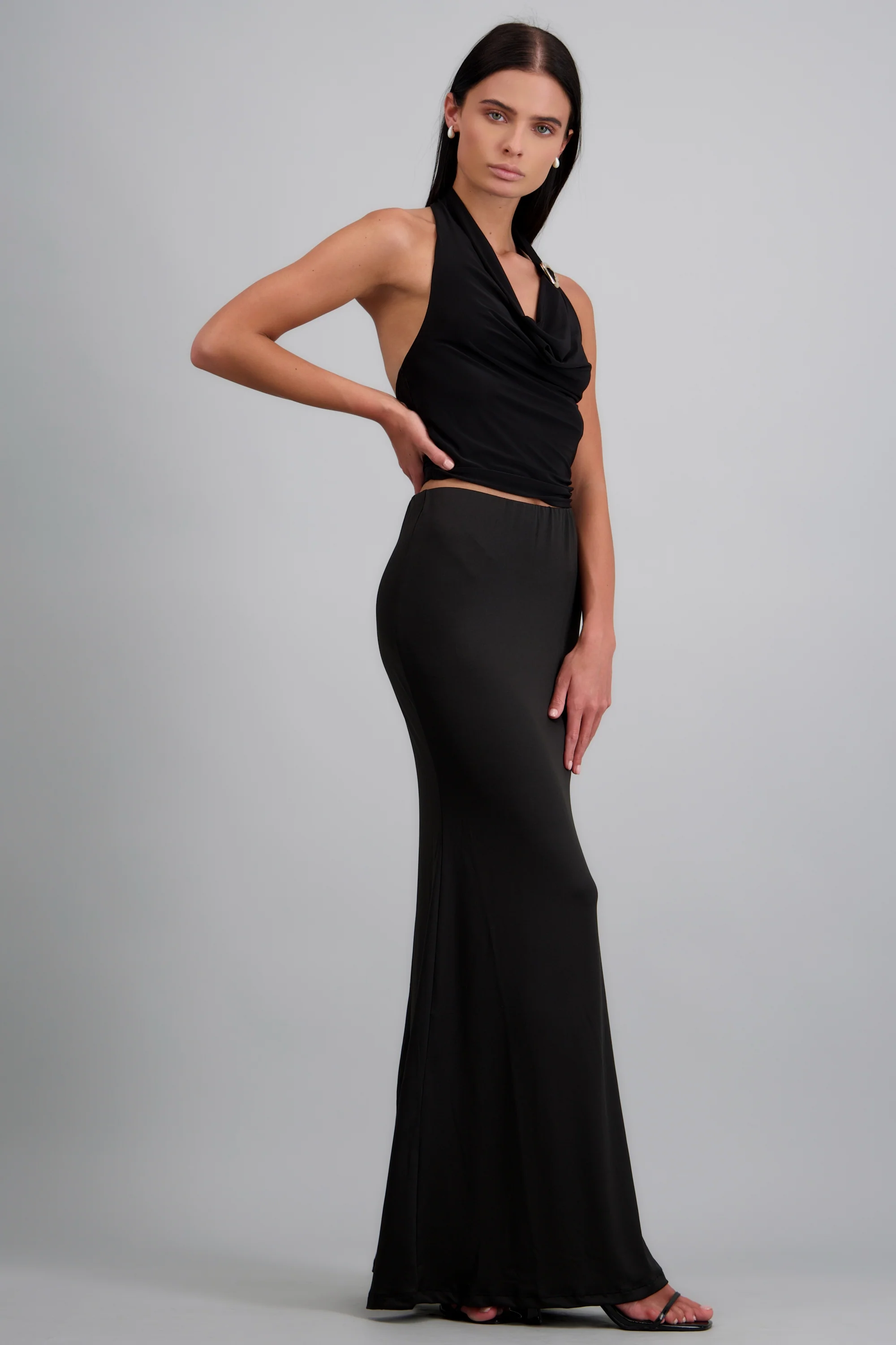 Falda maxi lisa - Image 4