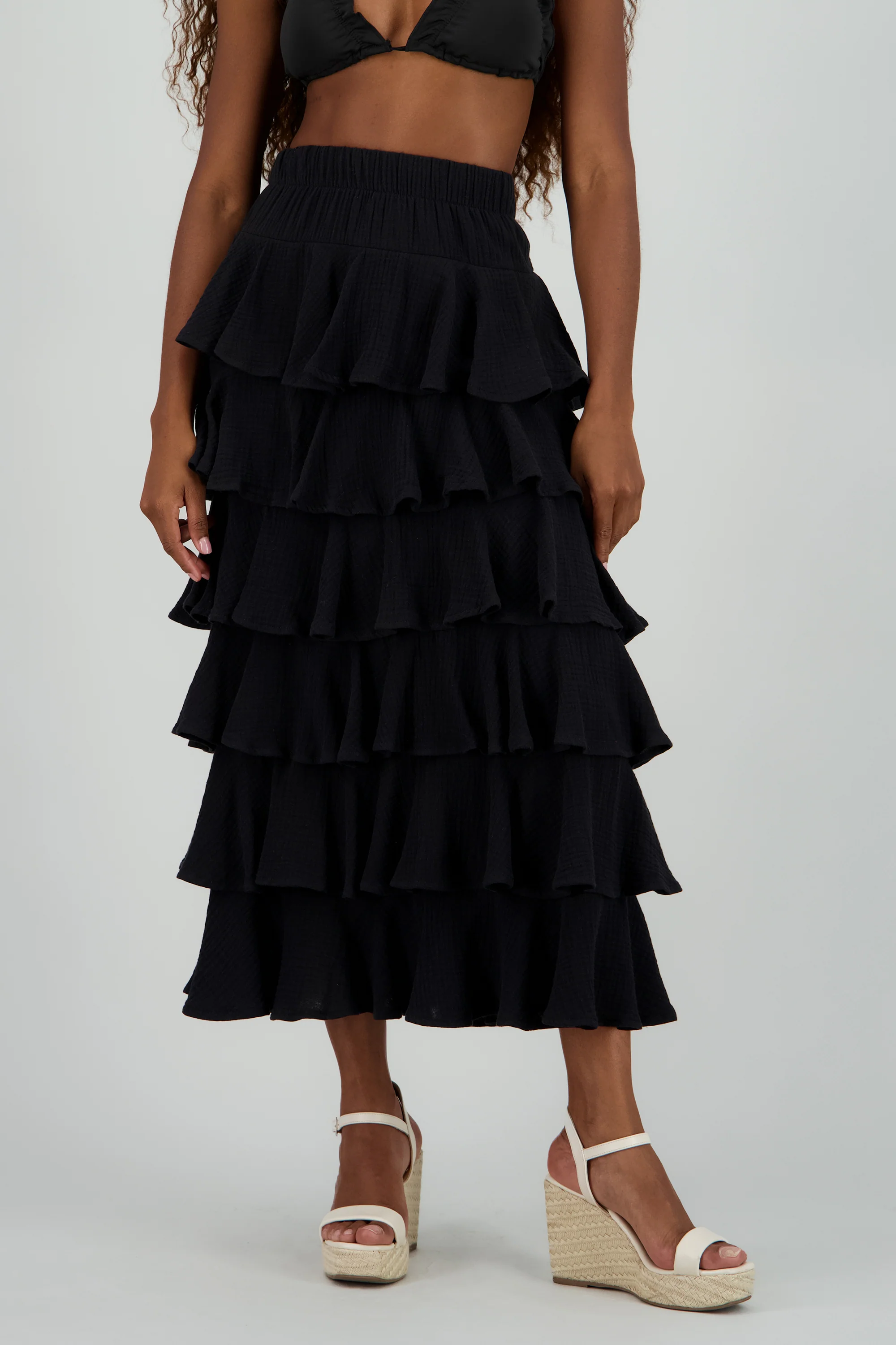 Falda maxi olanes ligera - Image 2