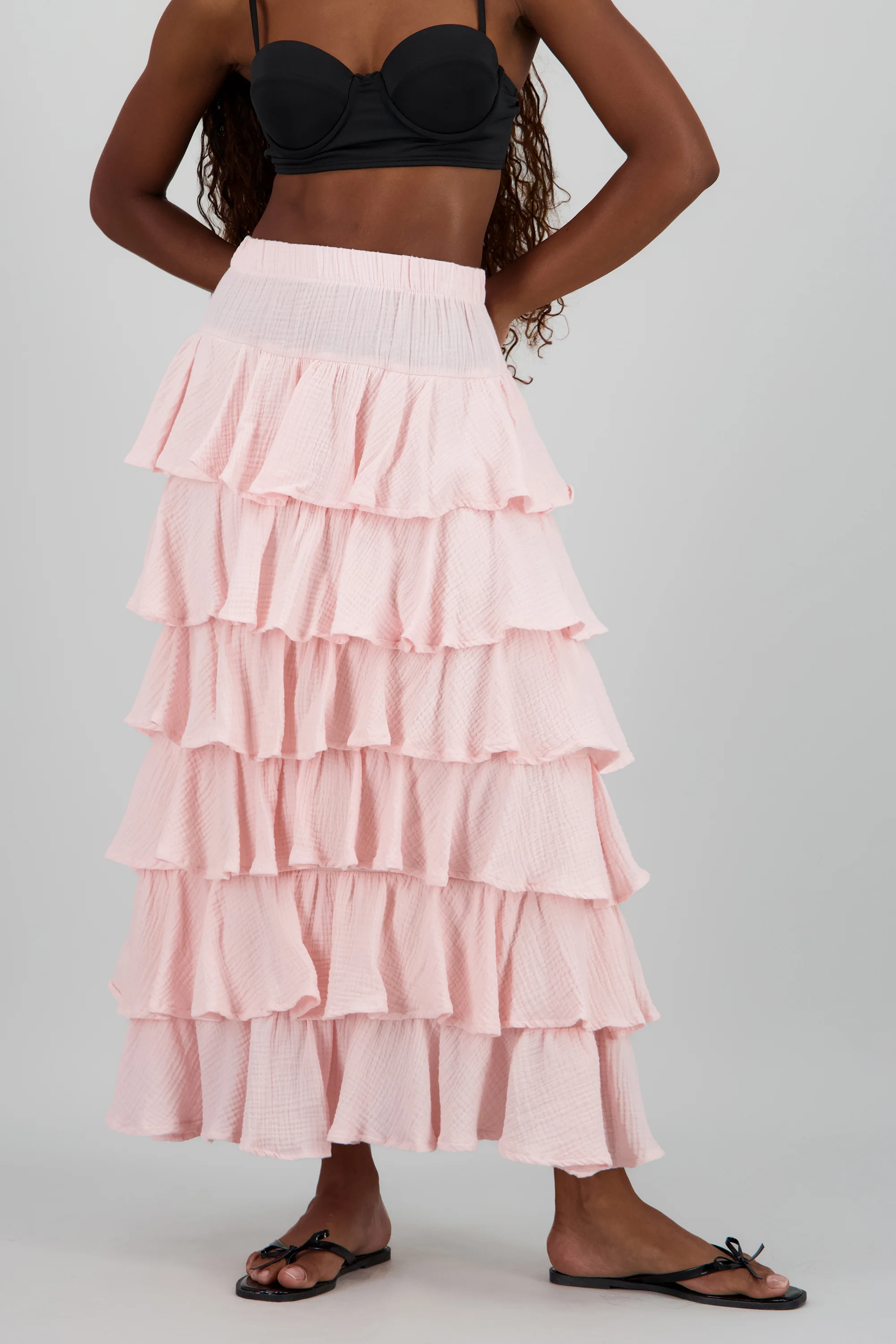 Falda maxi olanes ligera - Image 2