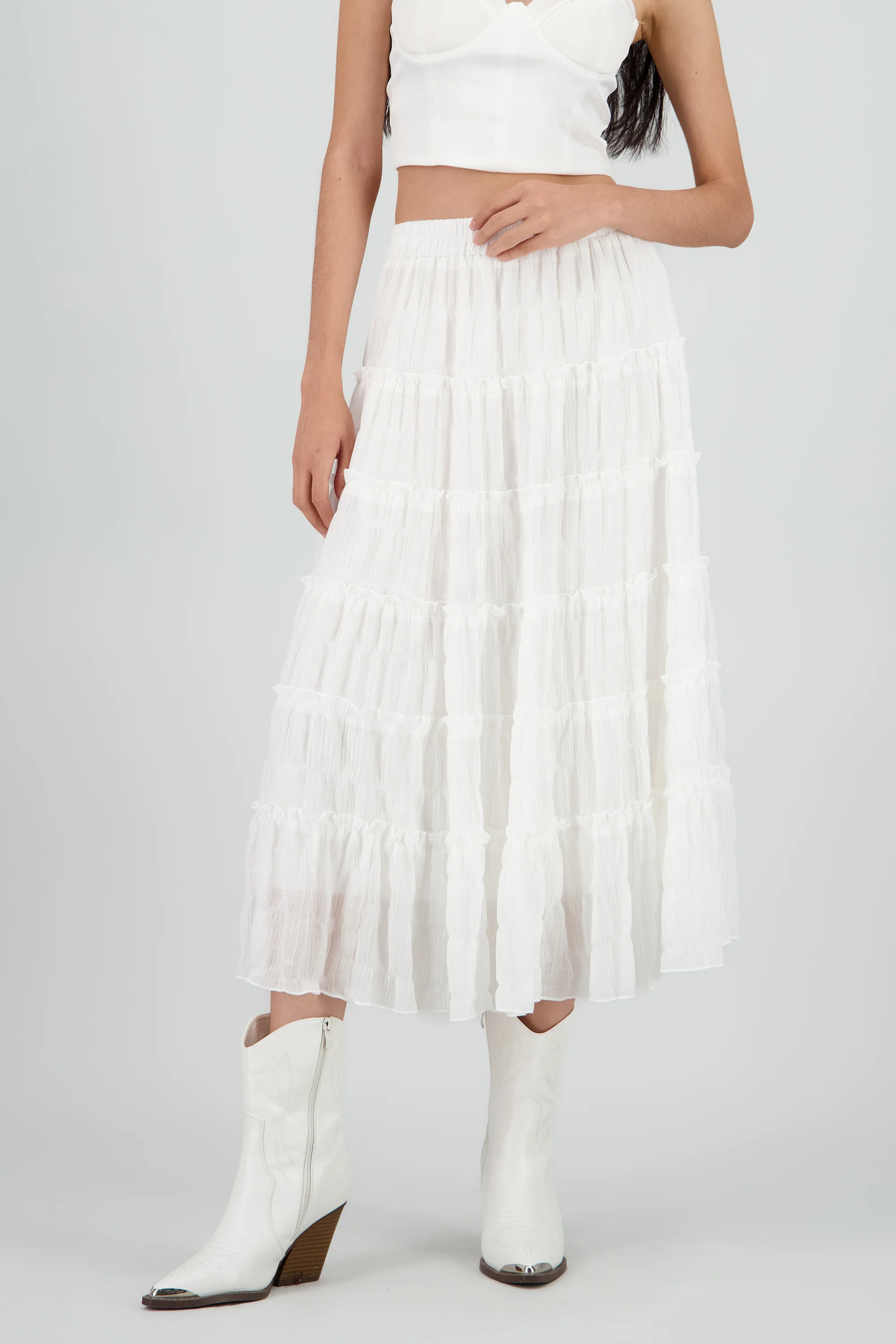 Falda midi capas - Image 2