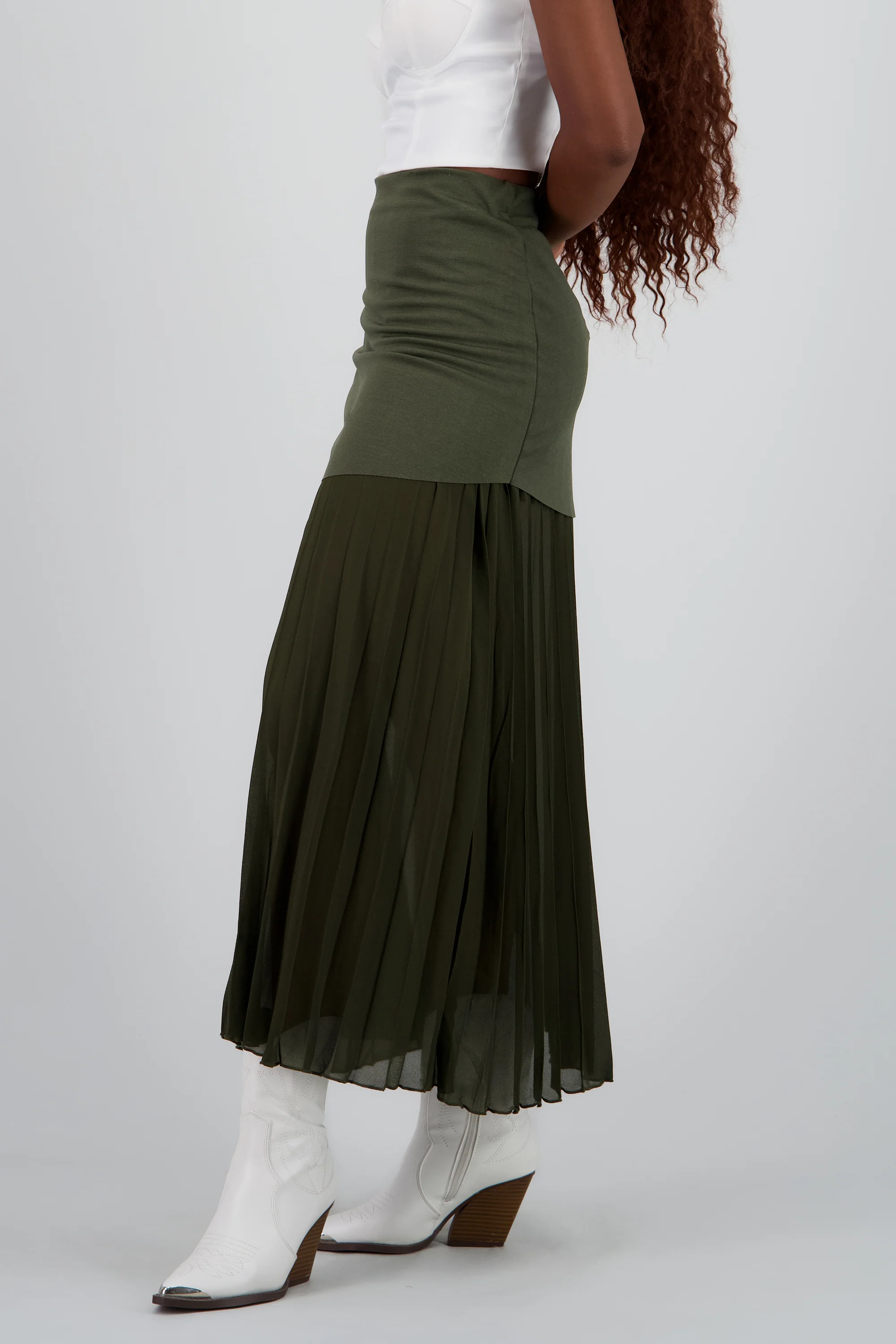 Falda midi transparencia - Image 3